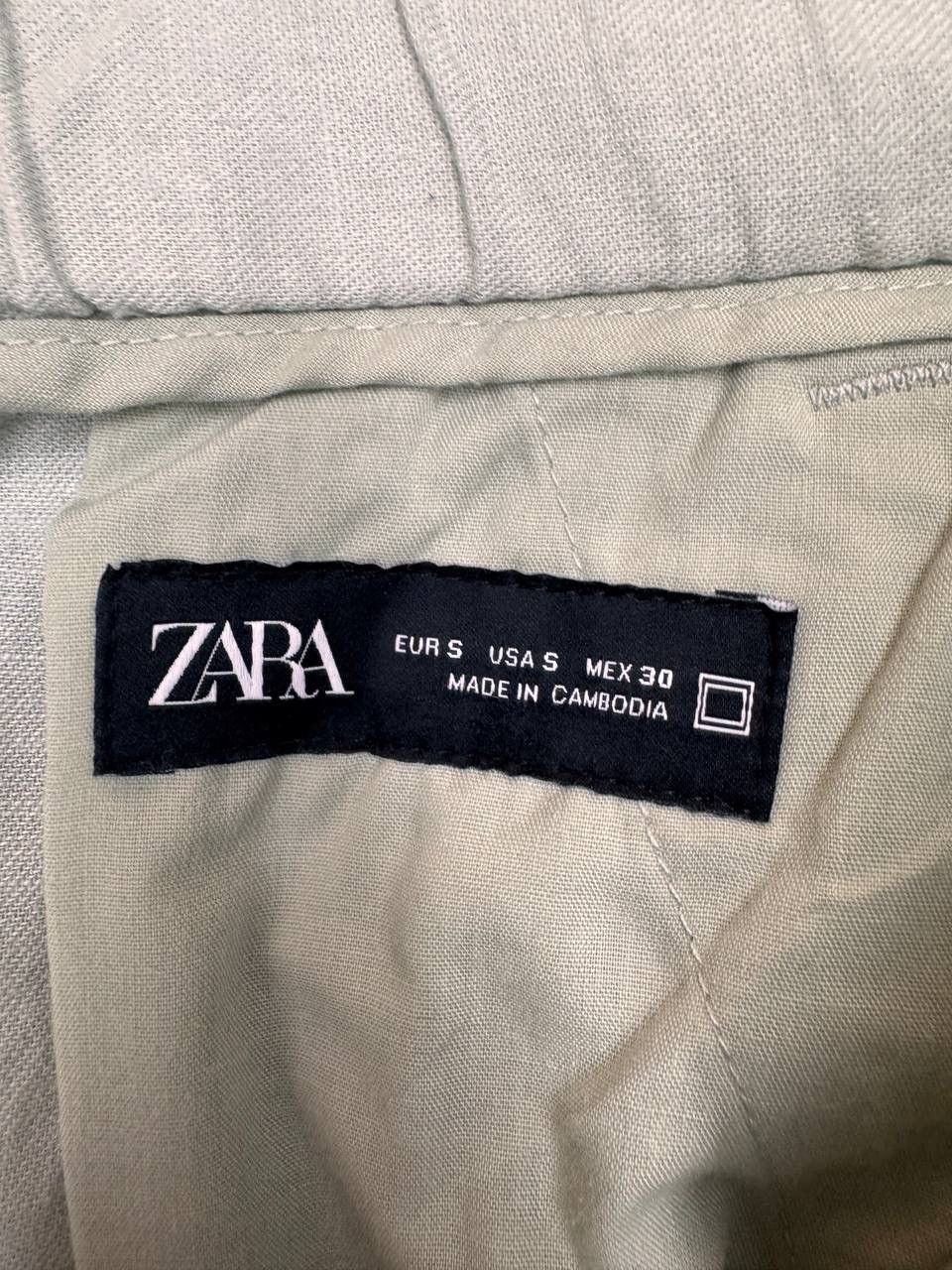 Zara Zara Women's linen Light Green Pants Size Small Size US 28 / EU 44 - 6 Thumbnail