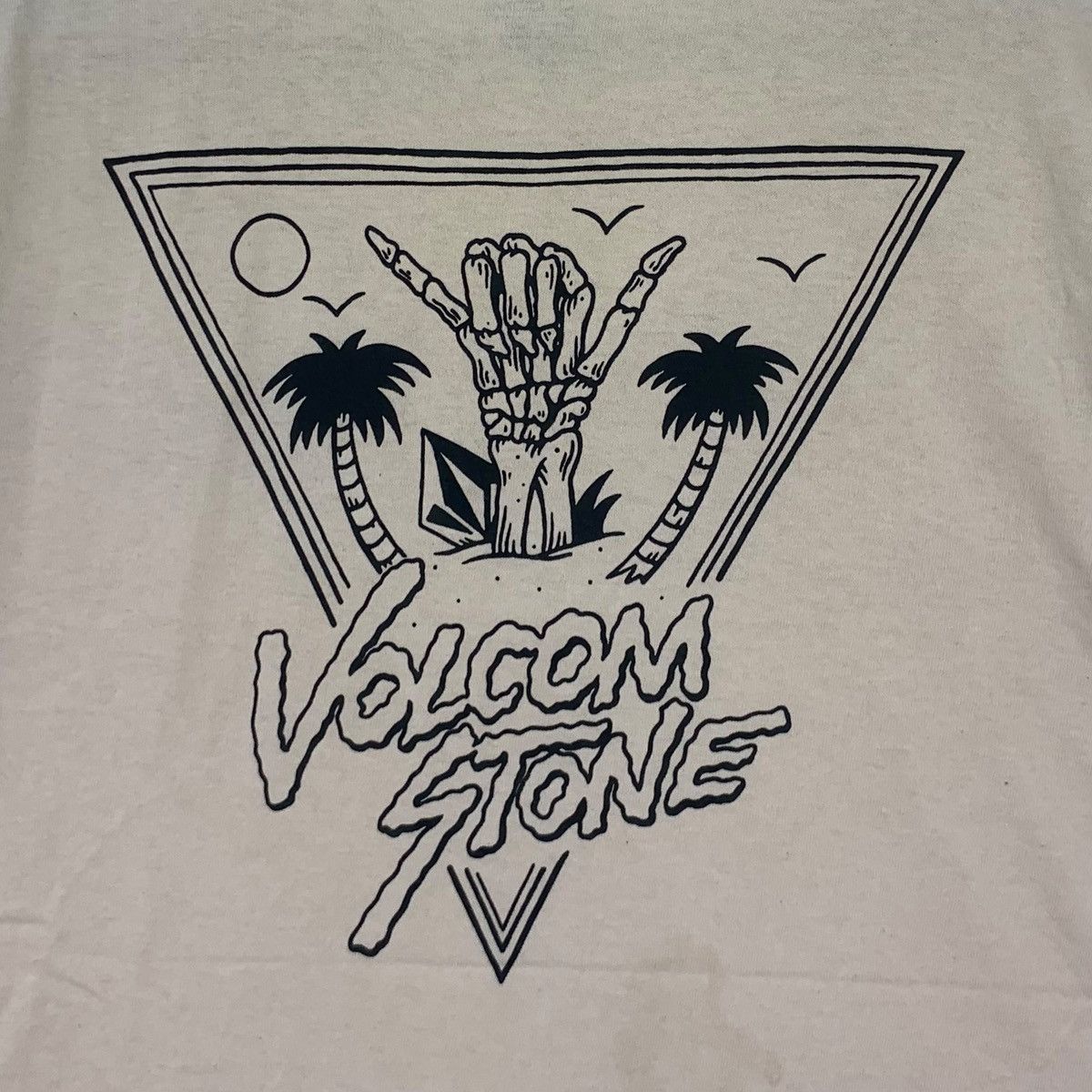 Volcom VOLCOM STONE SKATEBOARD Bones Skull Sun Faded Tee Shirt Size US M / EU 48-50 / 2 - 5 Thumbnail