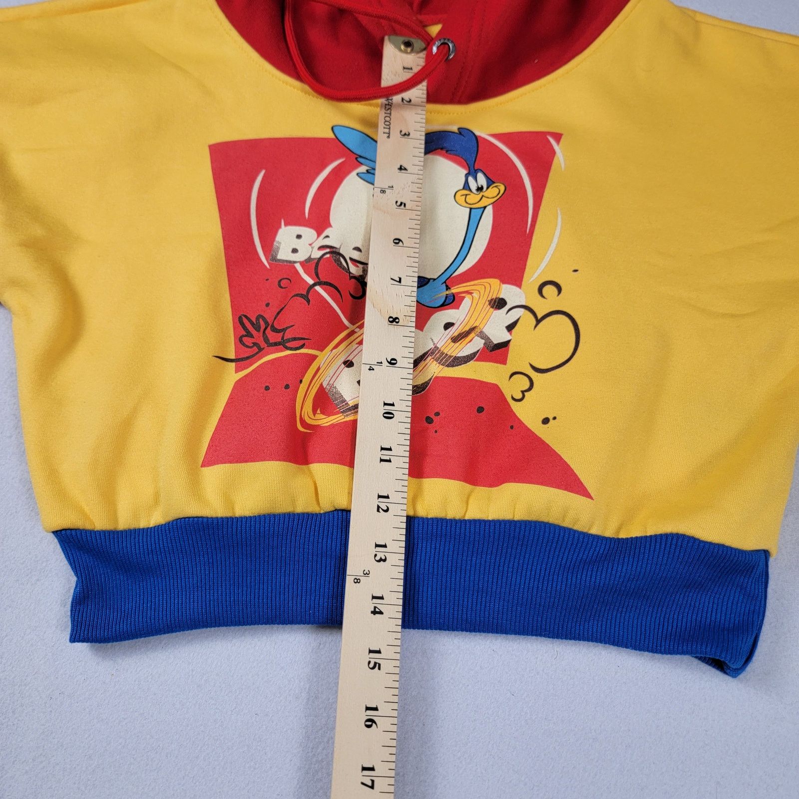 Members Only Members Only Loony Tunes Crop Top Hoodie Womens Sz S (672) Size S / US 4 / IT 40 - 7 Thumbnail