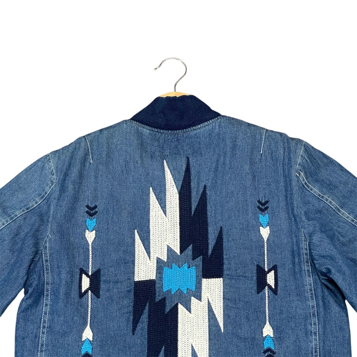 Native Vintage Local Motion Denim Bomber Native Style Jacket Size US M / EU 48-50 / 2 - 17 Thumbnail