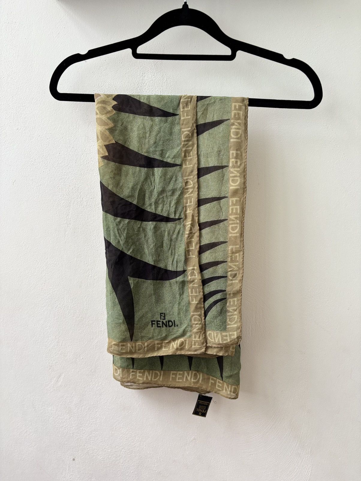 Fendi FENDI FF Monogram Vintage Scarf Size ONE SIZE - 2 Thumbnail