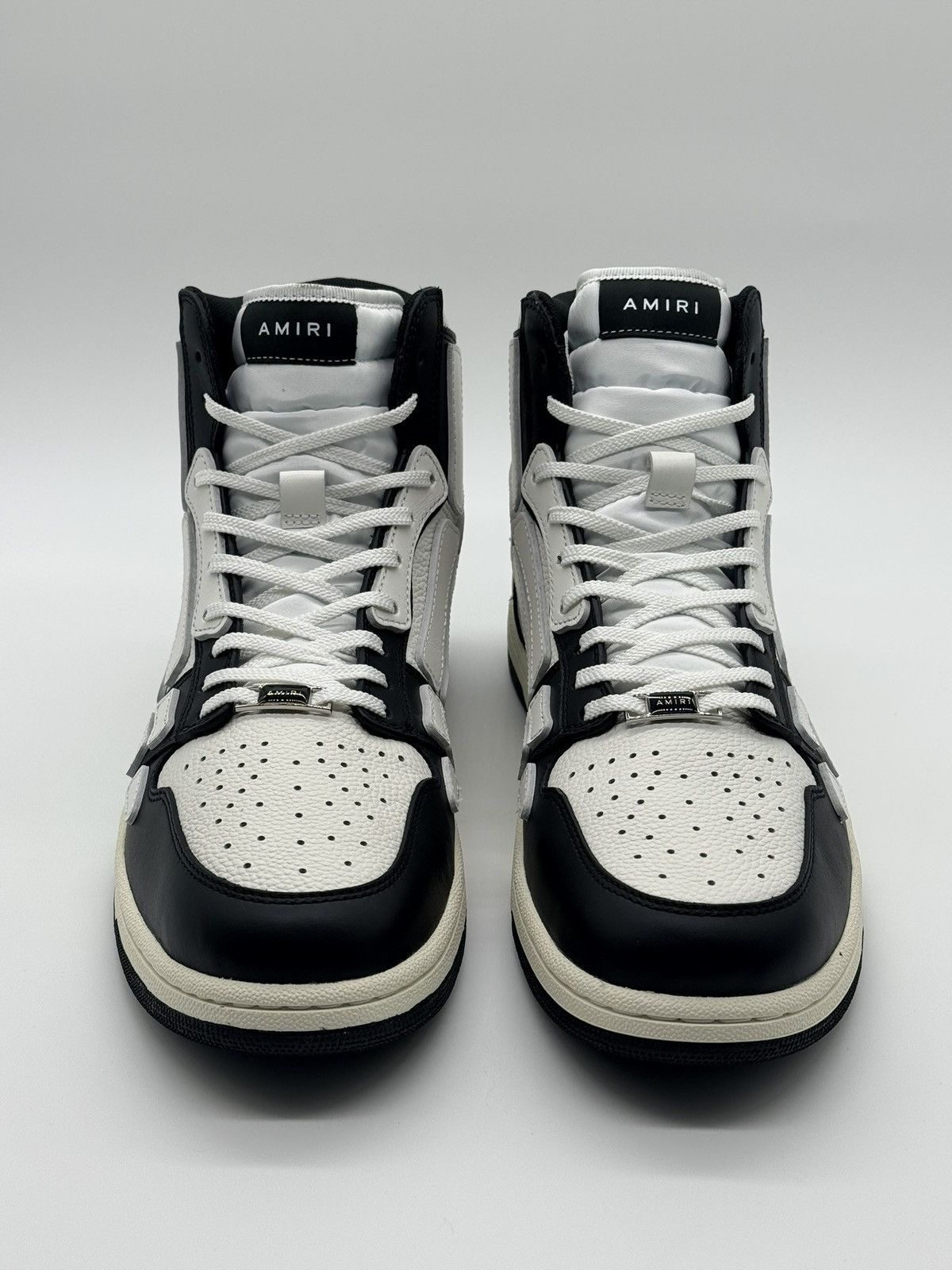 Amiri NEW Size 13 - Amiri Skel High White Black ($650 Retail) Size US 13 / EU 46 - 4 Thumbnail