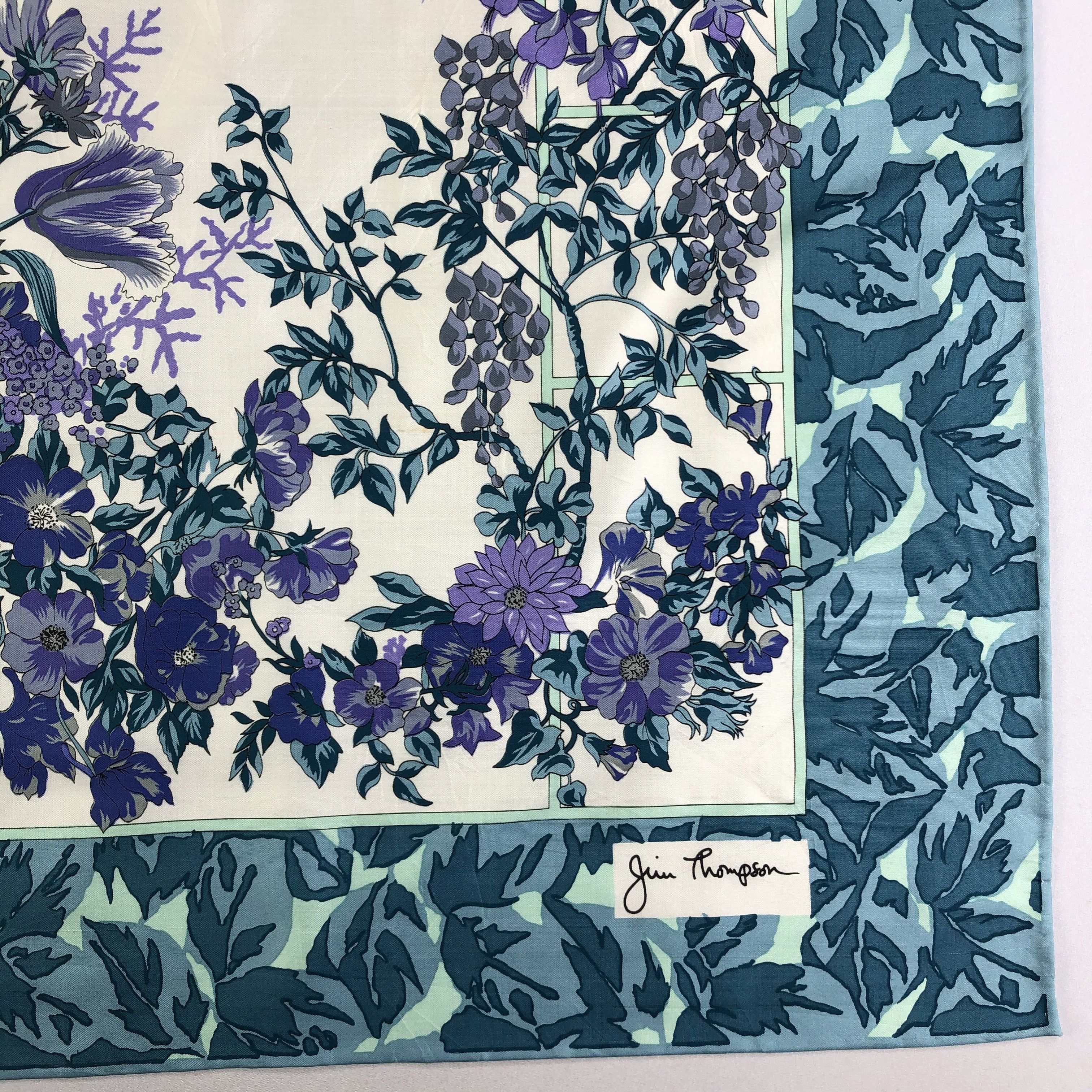 Jim Thompson × Vintage Vintage Jim Thompson Silk Scarf Size ONE SIZE - 3 Thumbnail