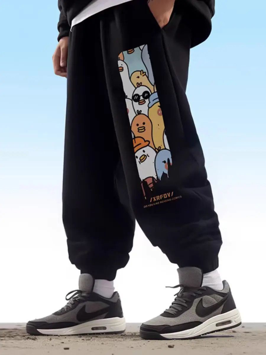 Designer × Japanese Brand Streetwear Loose Hip Hop Designer Casual Pants Size US 32 / EU 48 - 2 Thumbnail