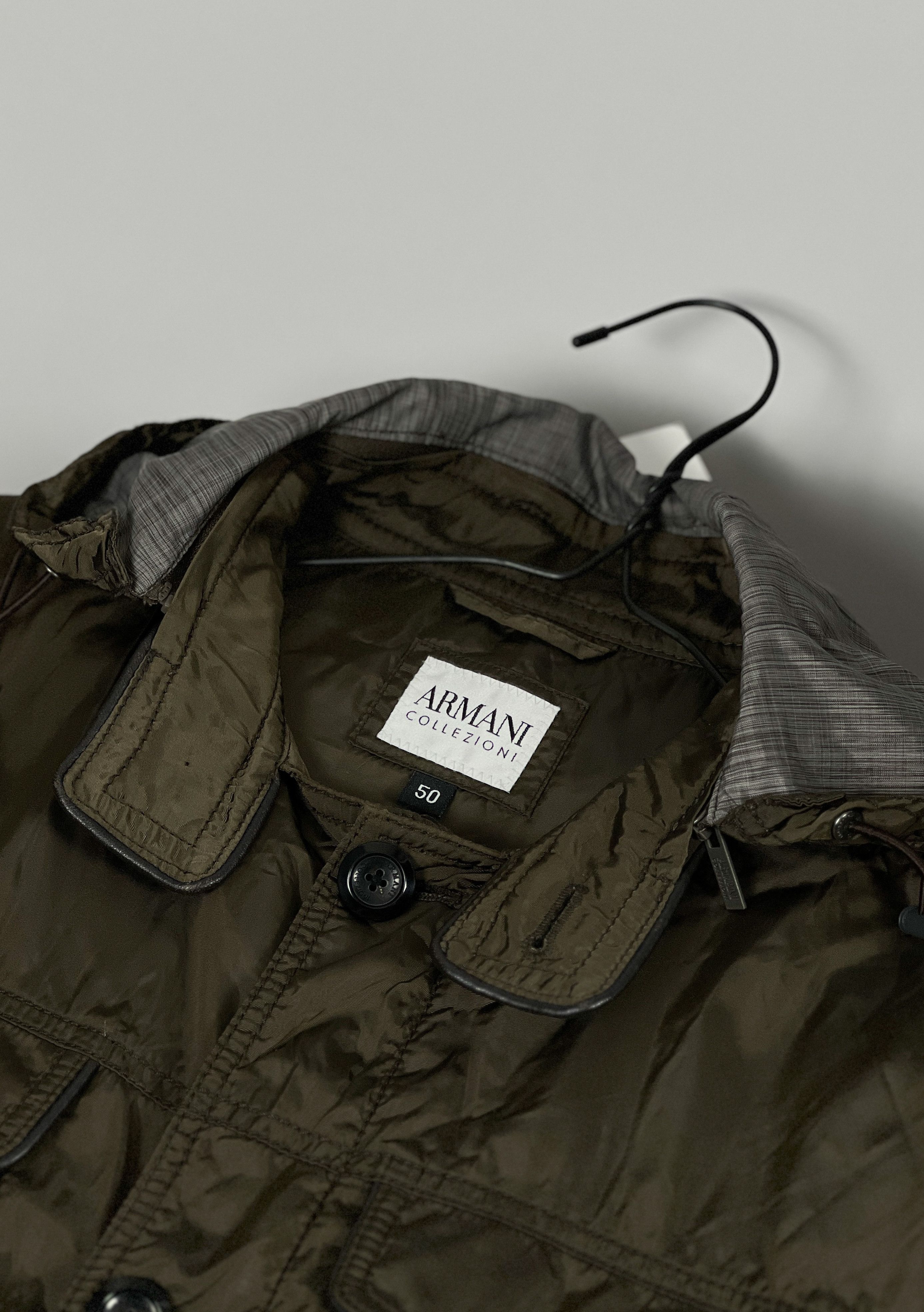 Armani Collezioni Armani Collezion Men`s Light Nylon Jacket Size US M / EU 48-50 / 2 - 4 Thumbnail