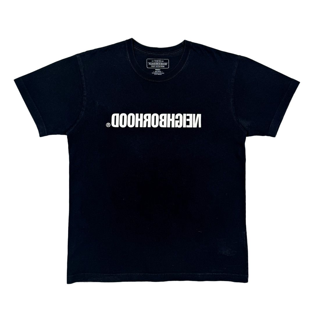Neighborhood Neighbourhood NBHD - Reverse Logo Tee - Black - M Size US M / EU 48-50 / 2 - 1 Thumbnail
