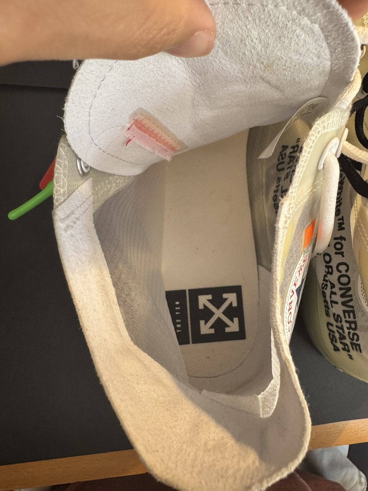 Converse × Off-White Converse Off White Vulcanized Size US 13 / EU 46 - 6 Thumbnail