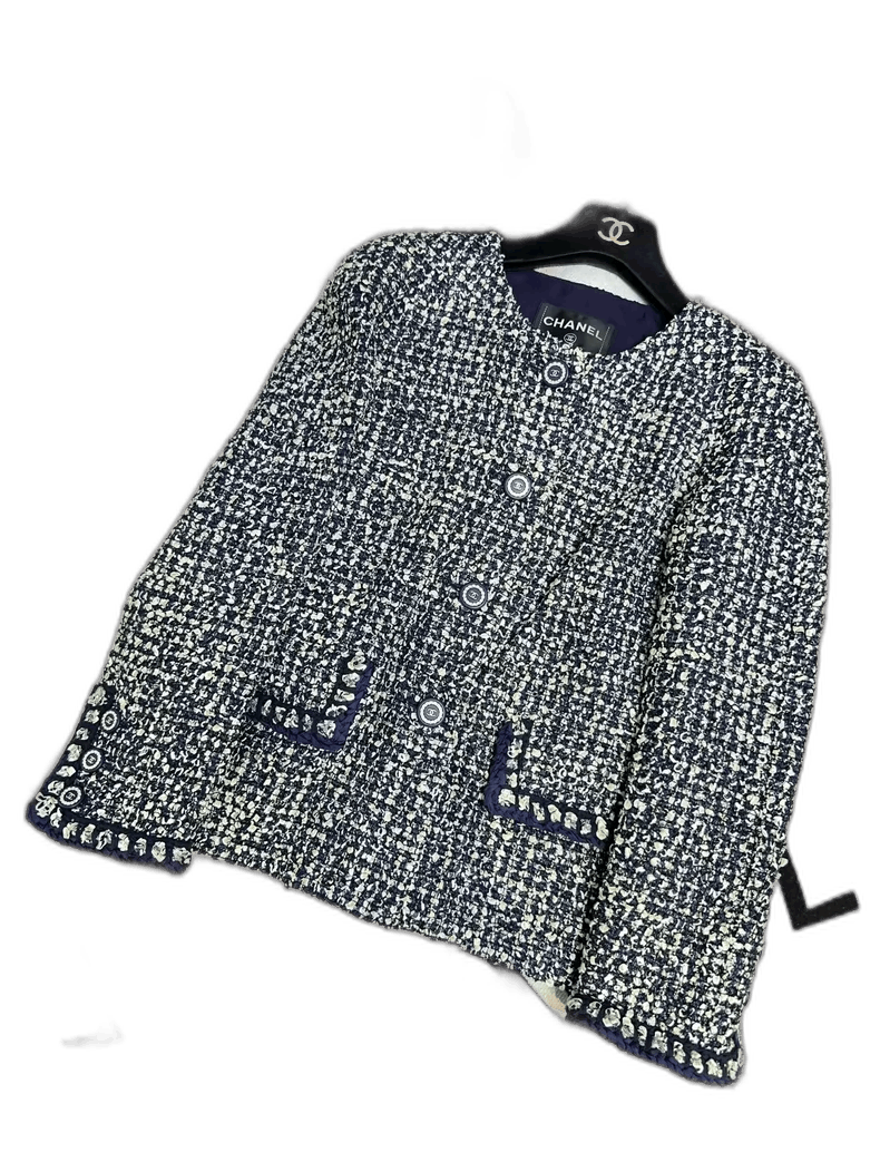 Chanel Chanel 19P Multicolor Tweed Long Sleeve Jacket Size S / US 4 / IT 40 - 1 Thumbnail