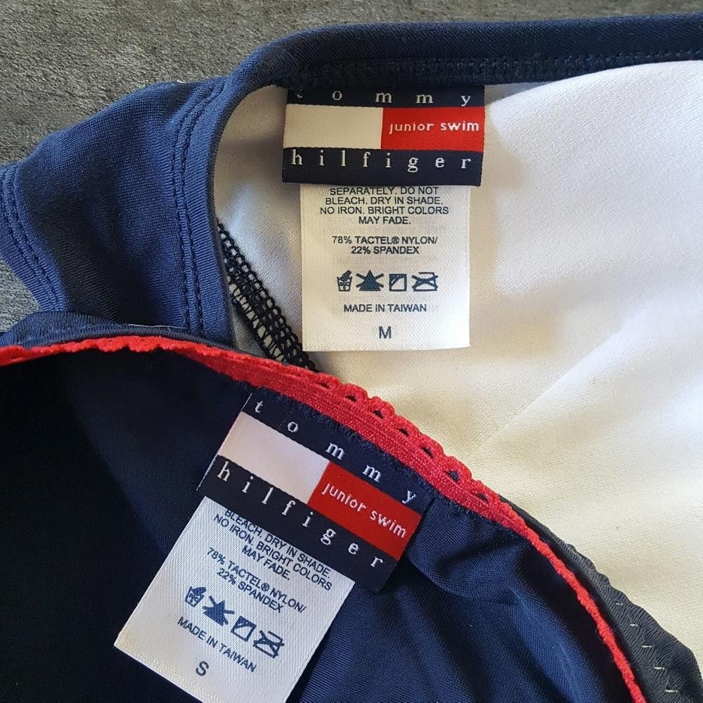 Tommy Hilfiger Navy Red Tommy Hilfiger Bikini Set Size ONE SIZE - 3 Thumbnail