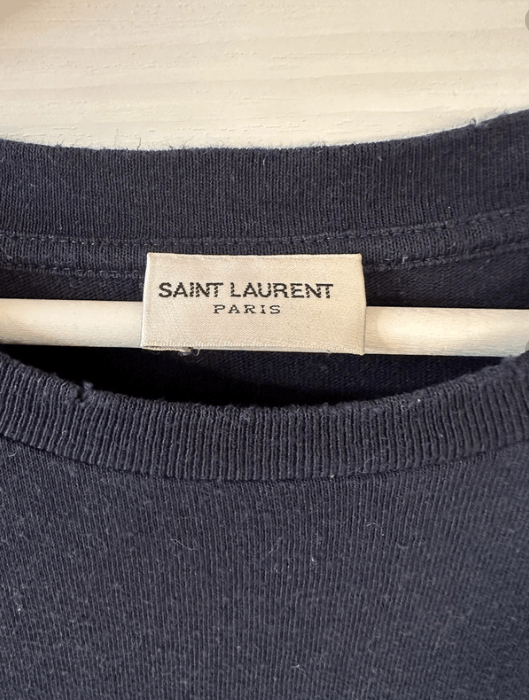 Saint Laurent Paris Saint Laurent Flag Tee Size US S / EU 44-46 / 1 - 2 Thumbnail