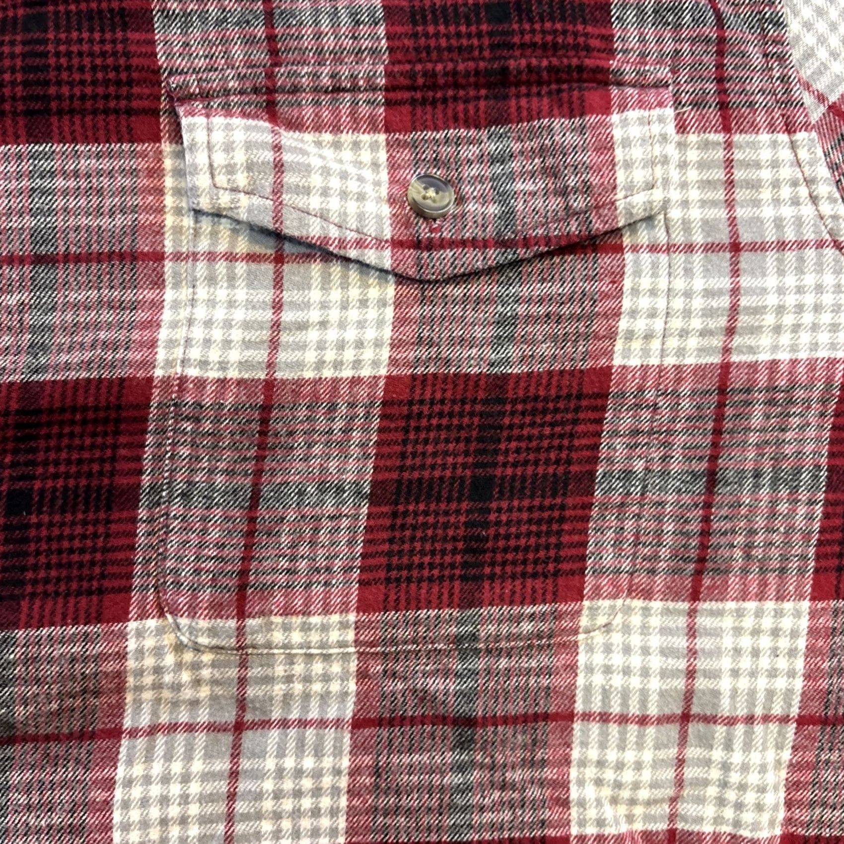 Lucky Brand Lucky Brand Shirt Mens XXL Red Flannel Classic Fit Outdoors Hiking Lumberjack Shirt Size US XXL / EU 58 / 5 - 3 Thumbnail