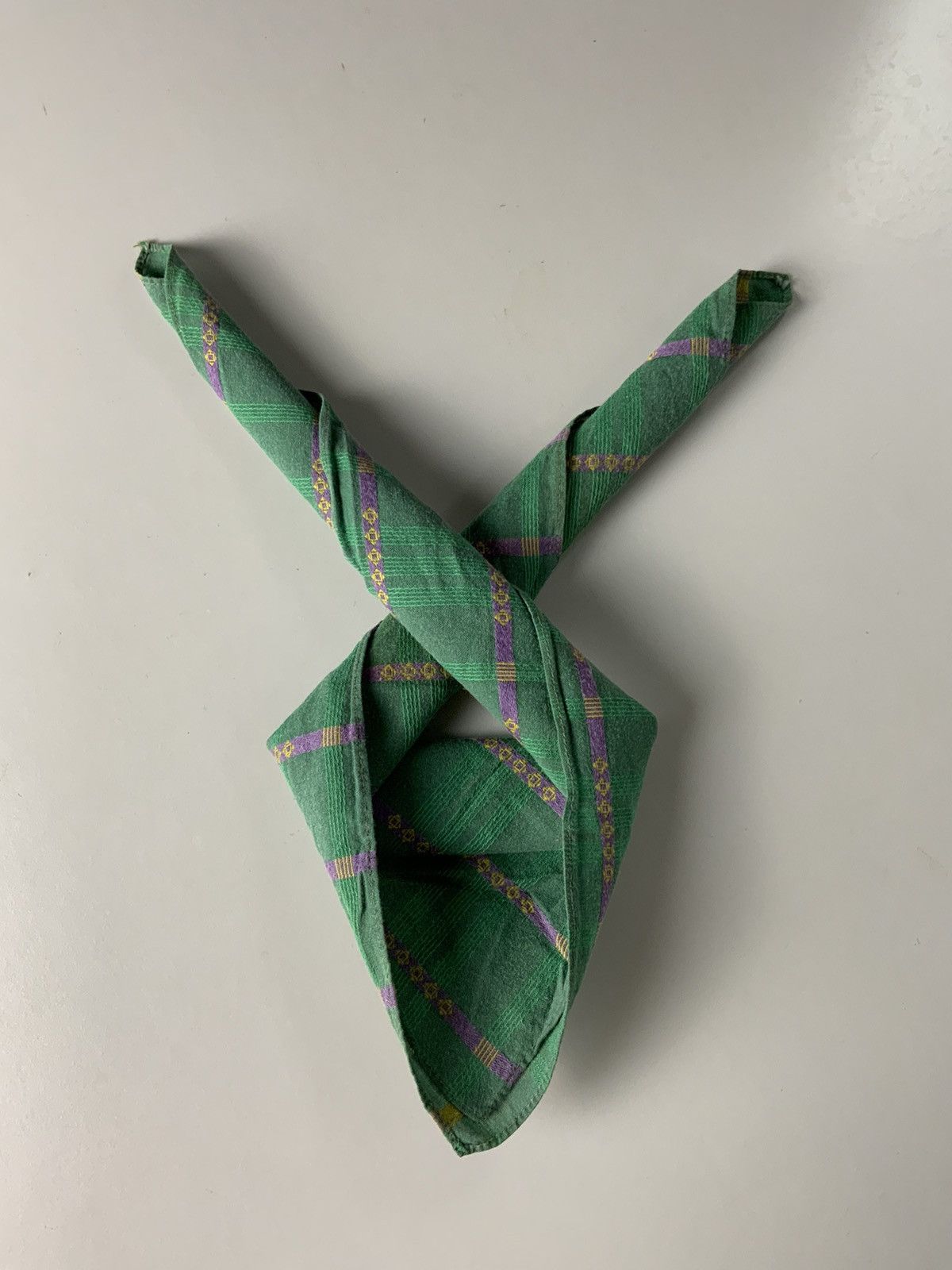 Kenzo Kenzo Green Bandana Handkerchief Size ONE SIZE - 2 Thumbnail