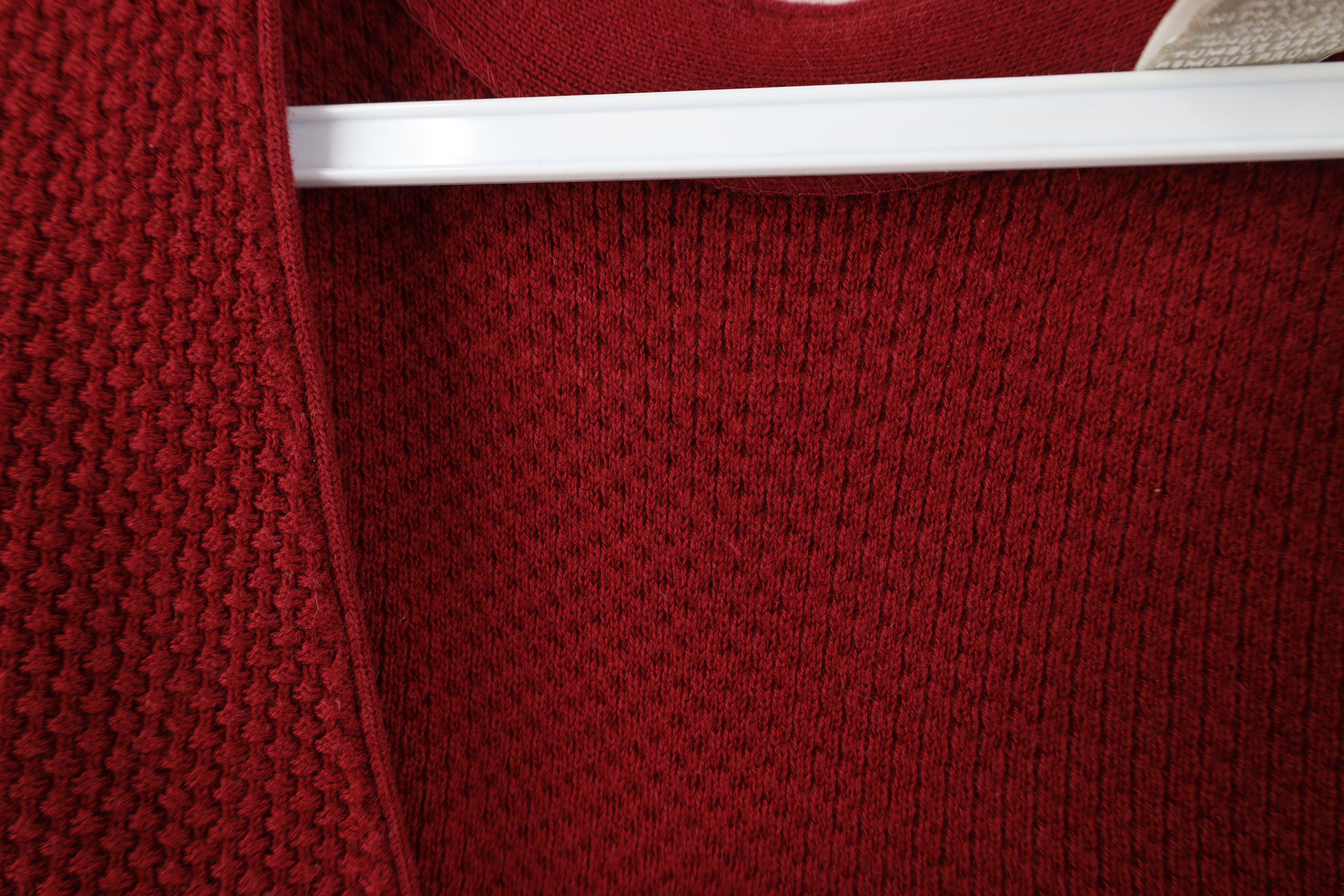 Vintage Vintage 90s Y2K Streetwear Knit Cardigan Sweater Vest Red Size US XXL / EU 58 / 5 - 6 Thumbnail