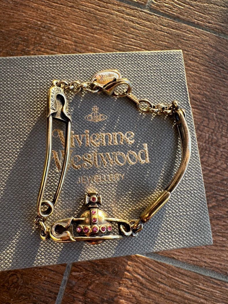 Vivienne Westwood Vivienne Westwood Saturn Double Pin Bracelet Size ONE SIZE - 4 Thumbnail