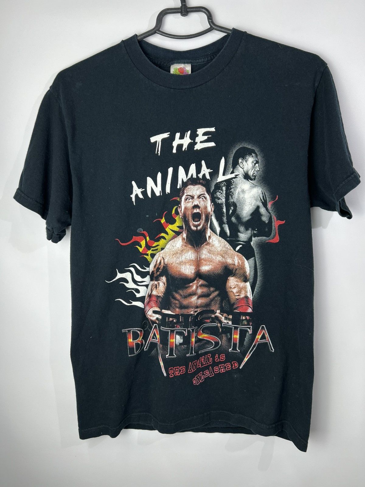 Vintage Vintage streetwear WWE Wrestling Batista The Animal T-shirt Size US M / EU 48-50 / 2 - 1 Thumbnail