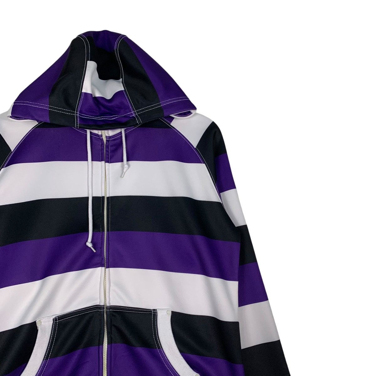 Empyre EMPYRE Striped Zipper Hoodies Sweatshirt #1249-C56 Size US L / EU 52-54 / 3 - 5 Thumbnail