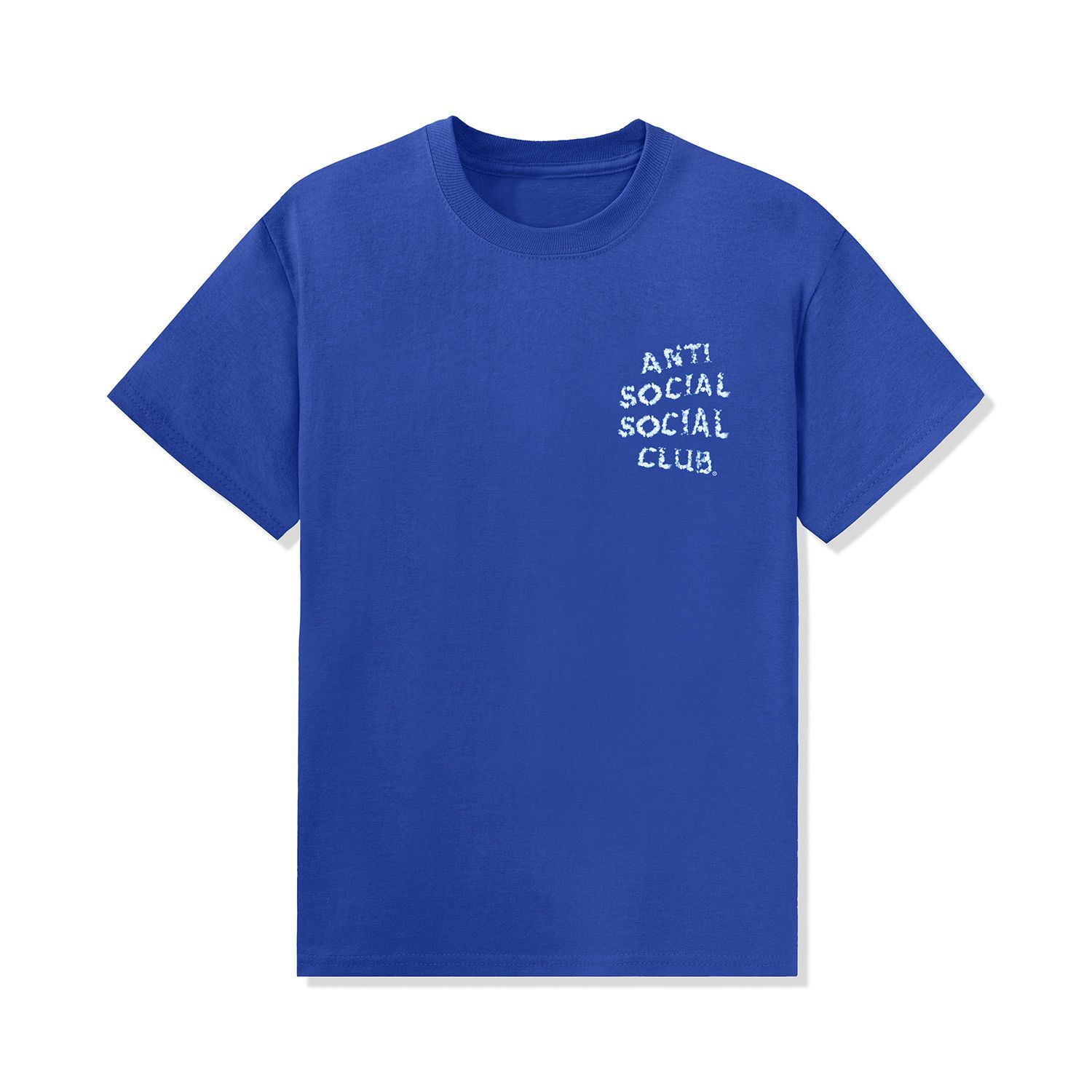 Anti Social Social Club Partly Cloudy Royal Blue Brand New