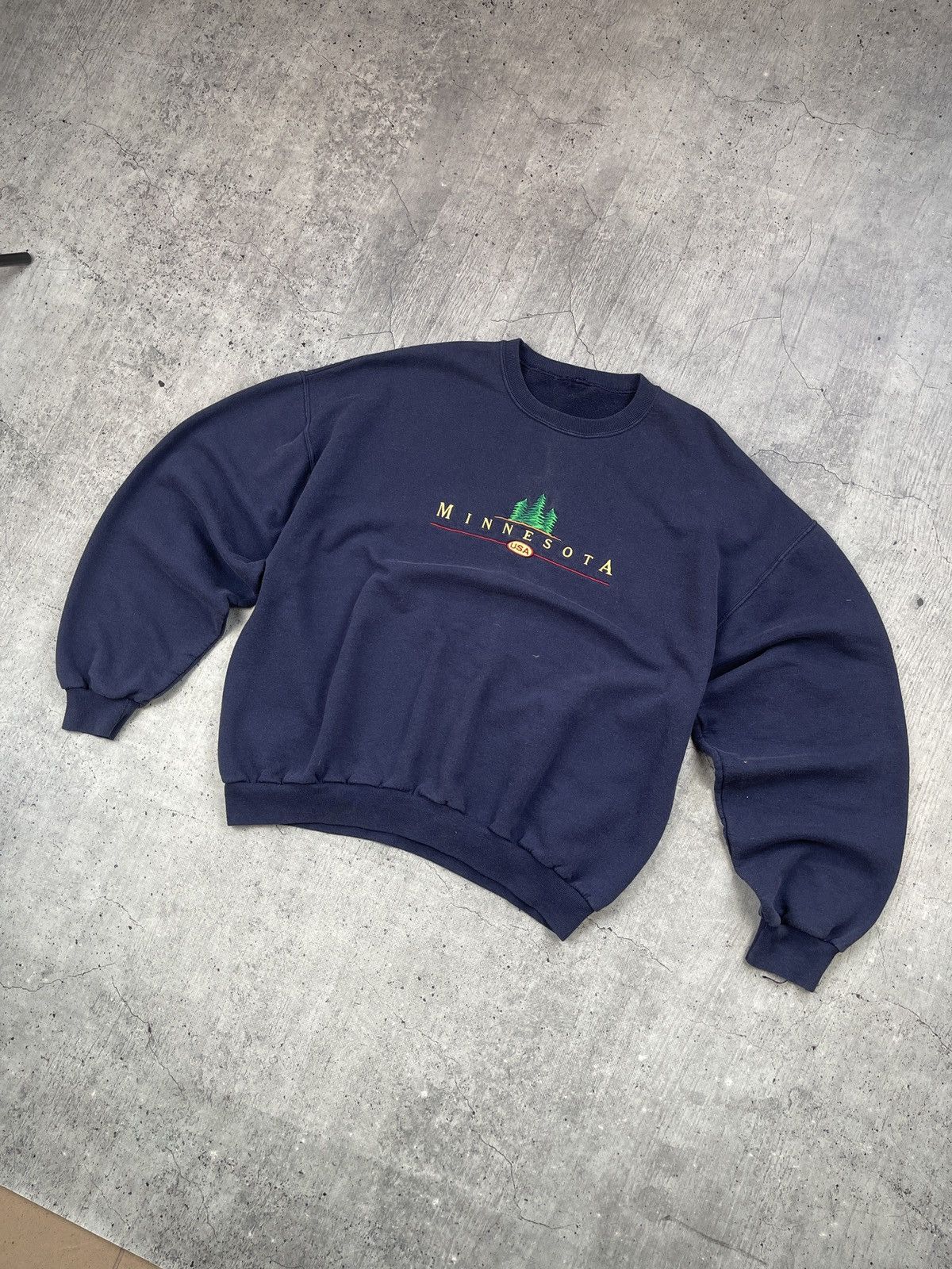 Vintage Vintage Baggy Minnesota sweatshirt Size US XL / EU 56 / 4 - 2 Thumbnail