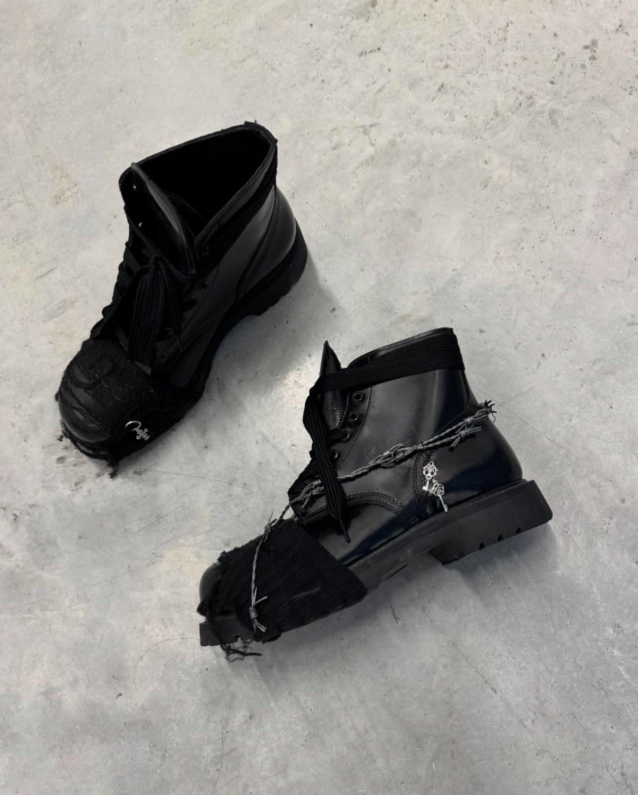 Other 1980's Graveyard Ankle Boots Size US 13 / EU 46 - 4 Thumbnail