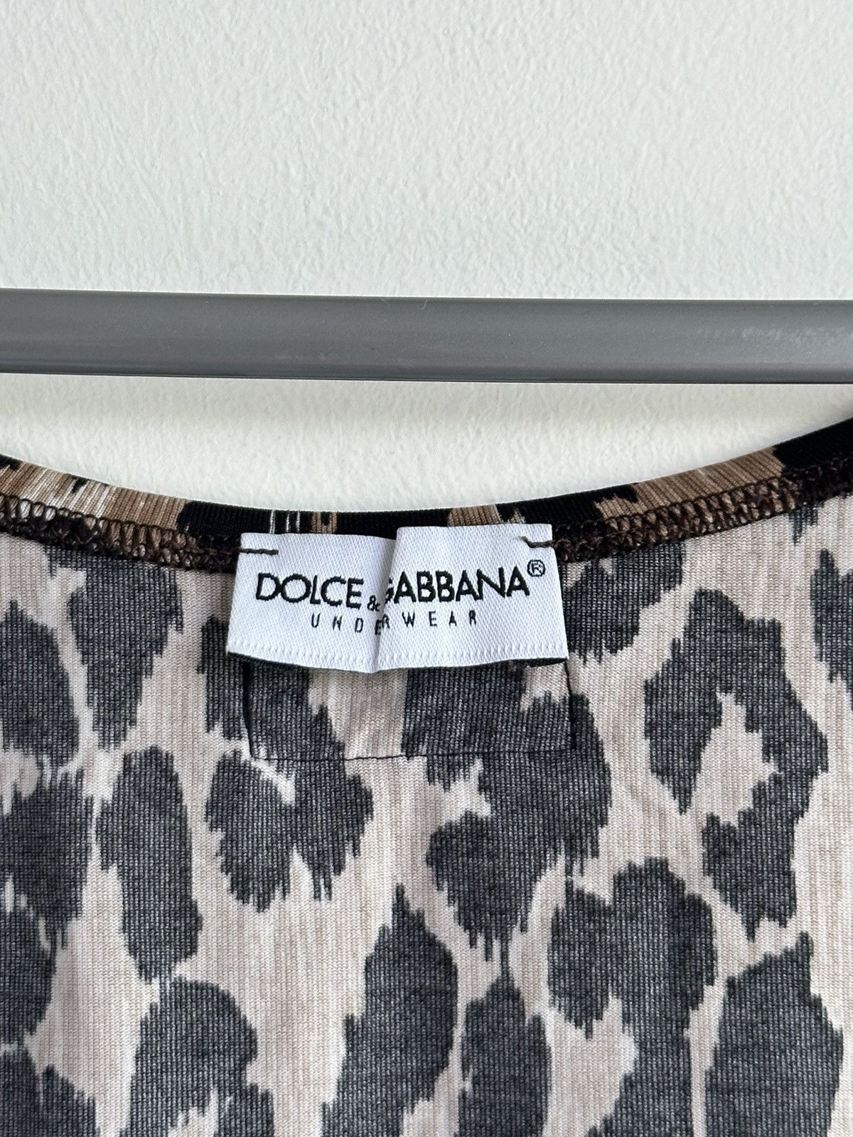 Dolce & Gabbana 00s Dolce & Gabbana Leopard Print Stretch Tank Top Size M/L Size M / US 6-8 / IT 42-44 - 8 Thumbnail
