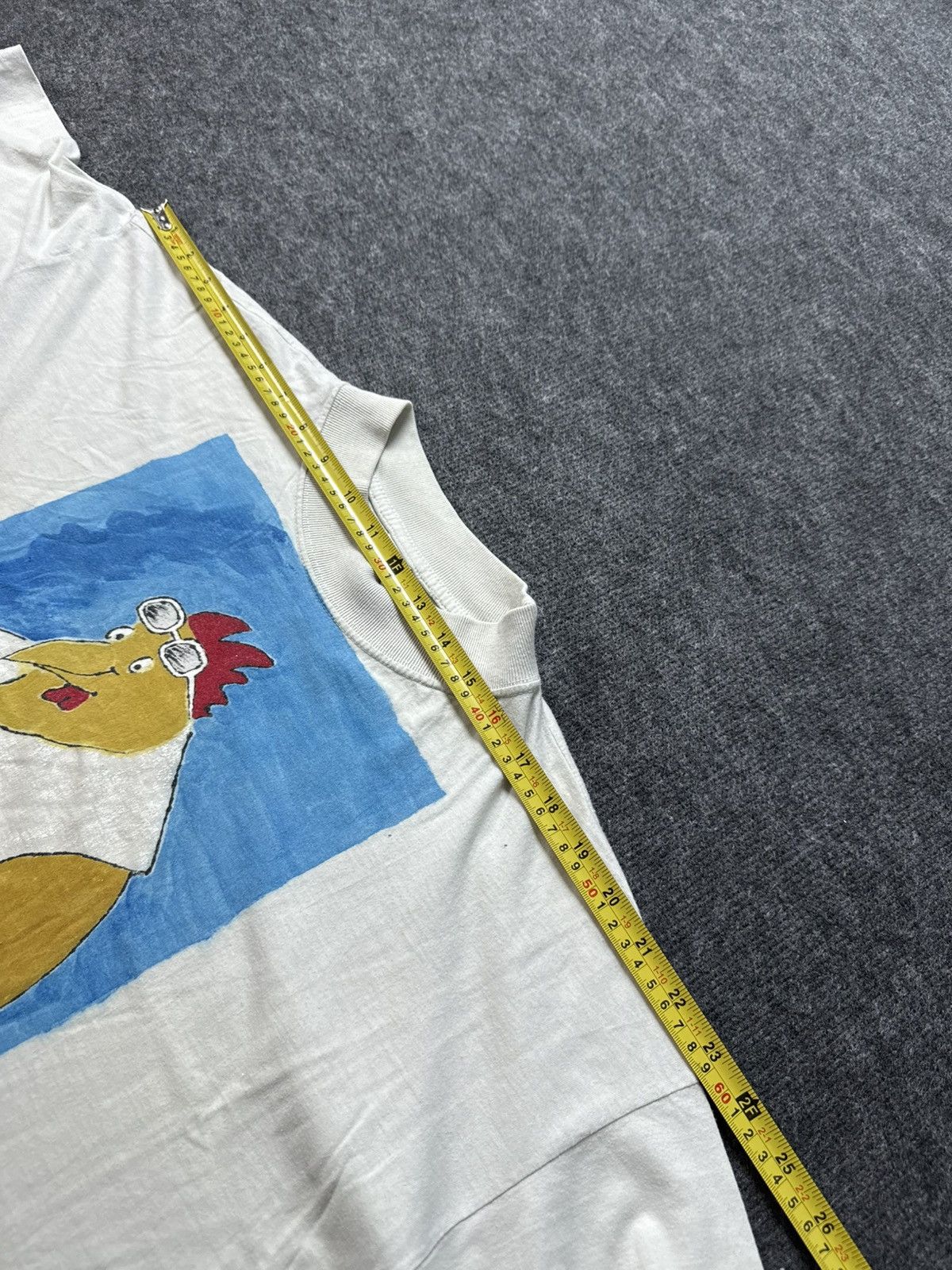 Vintage Retro 1993 Hand Painted Art T-Shirt Naive Outsider Graphic Size US L / EU 52-54 / 3 - 18 Thumbnail