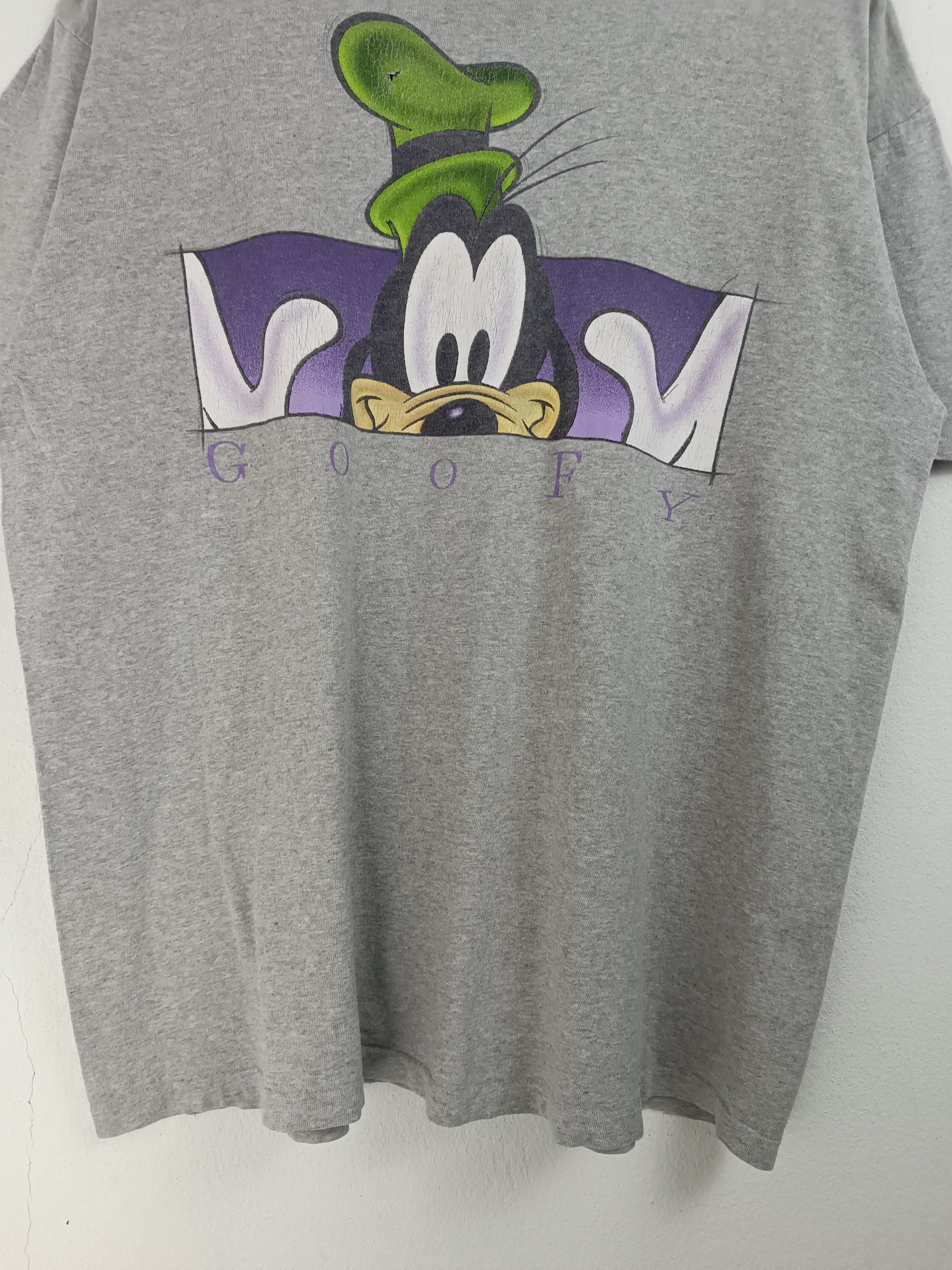 Cartoon Network THRASHED FADED VINTAGE 90'S GOOFY TEE mickey duck pooh Size US L / EU 52-54 / 3 - 7 Thumbnail