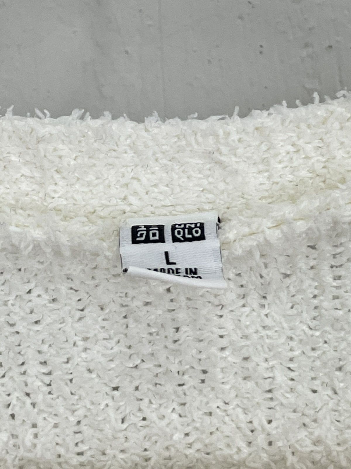 Uniqlo Cream Fleece Uniqlo Cardigan Nightweae Size L / US 10 / IT 46 - 12 Thumbnail