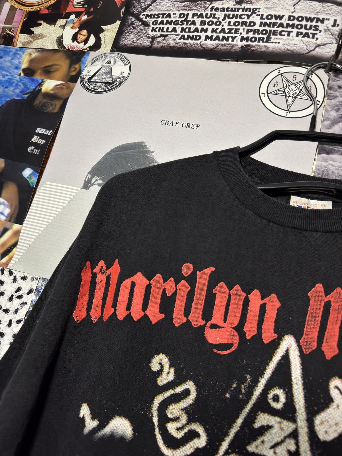 Vintage Vintage Marilyn Manson Hollywood T-Shirt Size US XL / EU 56 / 4 - 5 Thumbnail