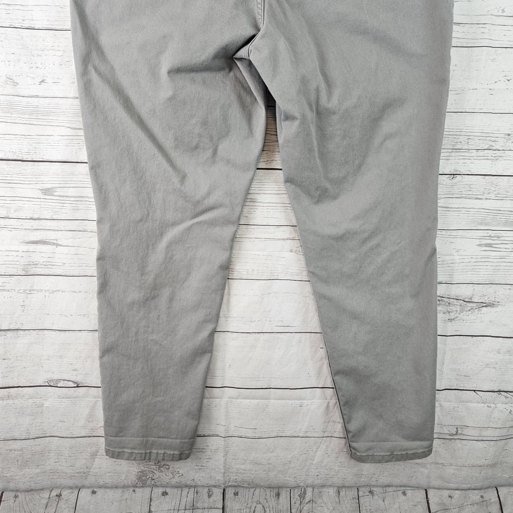 Banana Republic Banana Republic Womens Ankle Jeans Sz 14 Gray High Rise Denim Cotton Blend Regular Inseam 27.5 Rise 10.5+ Pattern: Solid Womens Jeans Size 36" / US 14 / IT 50 - 5 Thumbnail
