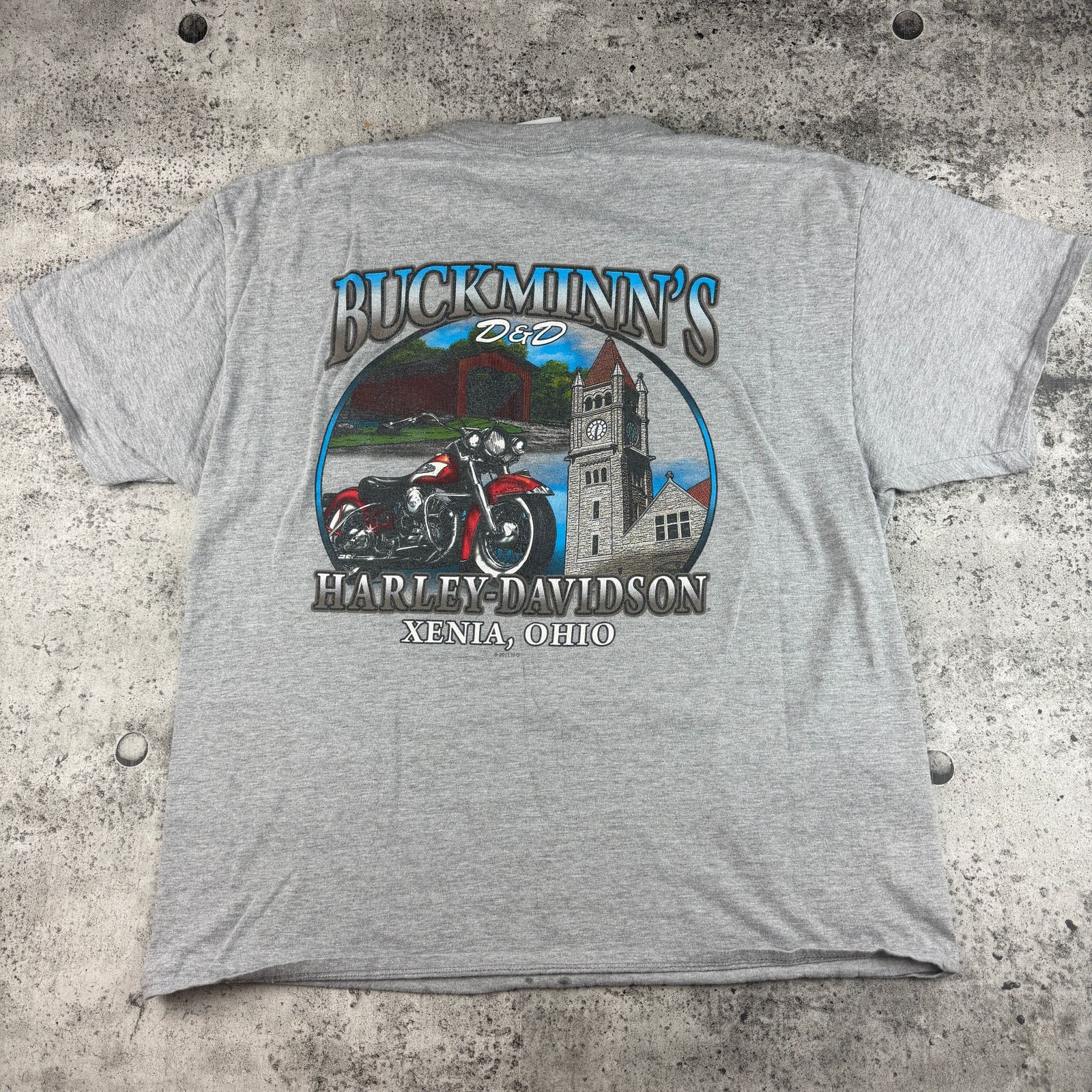 Harley Davidson Harley Davidson King of Motorcycles Xenia Ohio Size XL Size US XL / EU 56 / 4 - 2 Thumbnail