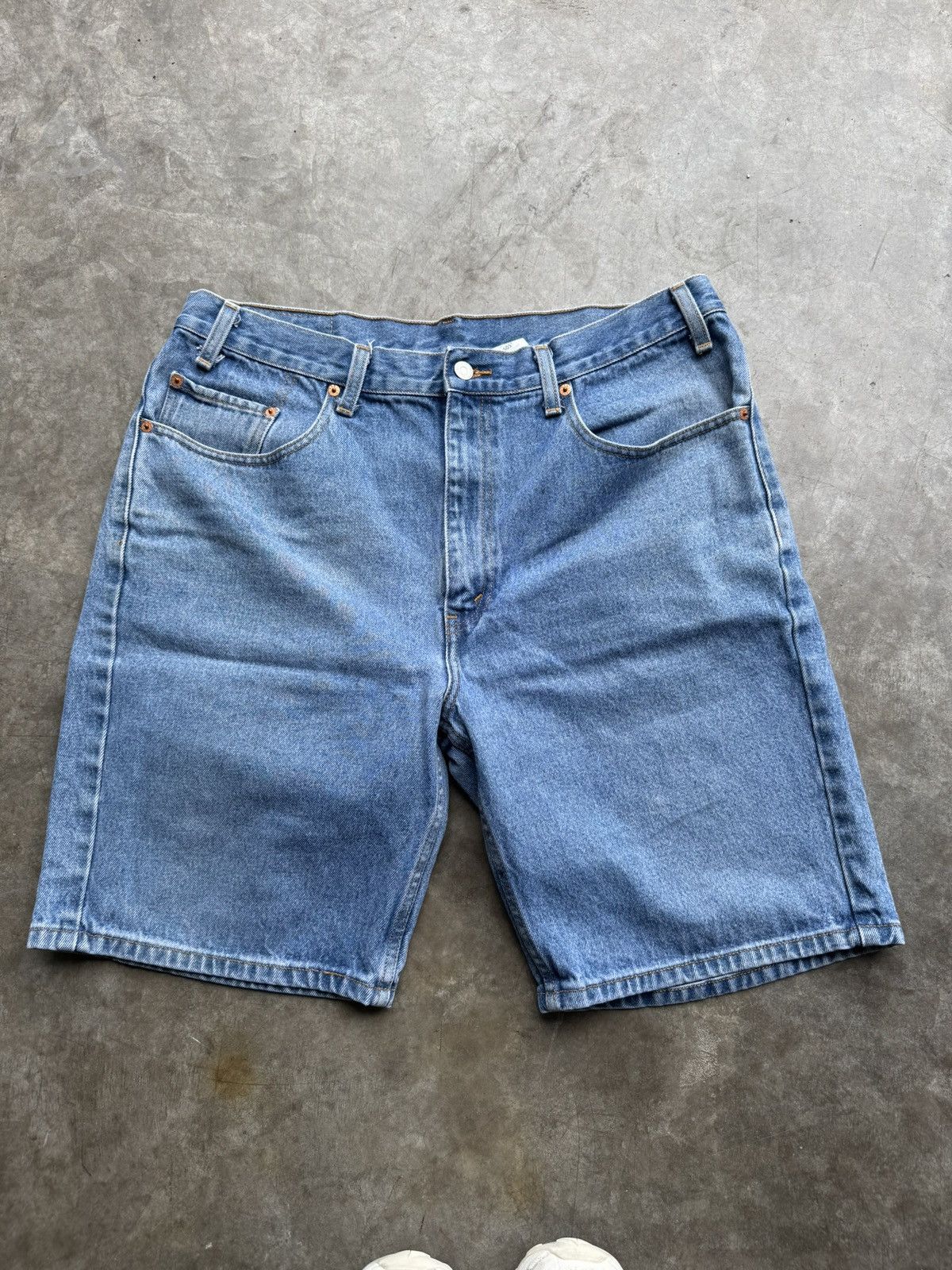 Levi's Vintage 90’s/00’s Levi’s 505 Baggy Denim Skater Jorts Size US 36 / EU 52 - 3 Thumbnail