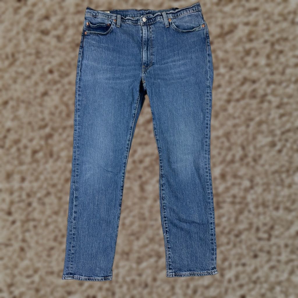 Levi's Levis Jeans Mens 40x32 Slim Straight Blue Denim 5-Pocket Cotton Blend Medium Wash Levi's 500 Series Vintage: No 511 Slim Fit Size US 40 / EU 56 - 1 Thumbnail