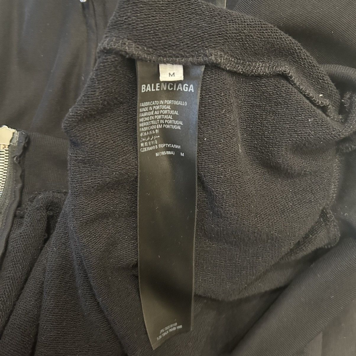 Balenciaga Balenciaga XL Sticker Zip Up Hoodie Size US M / EU 48-50 / 2 - 6 Thumbnail