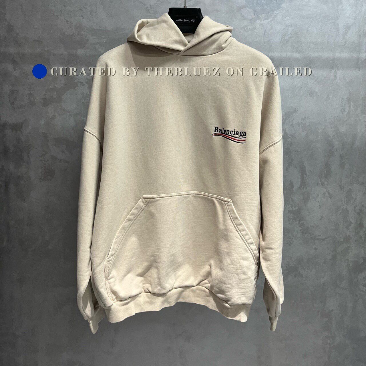 Balenciaga Balenciaga Logo Letter Print Hoodie Size US S / EU 44-46 / 1 - 1 Thumbnail