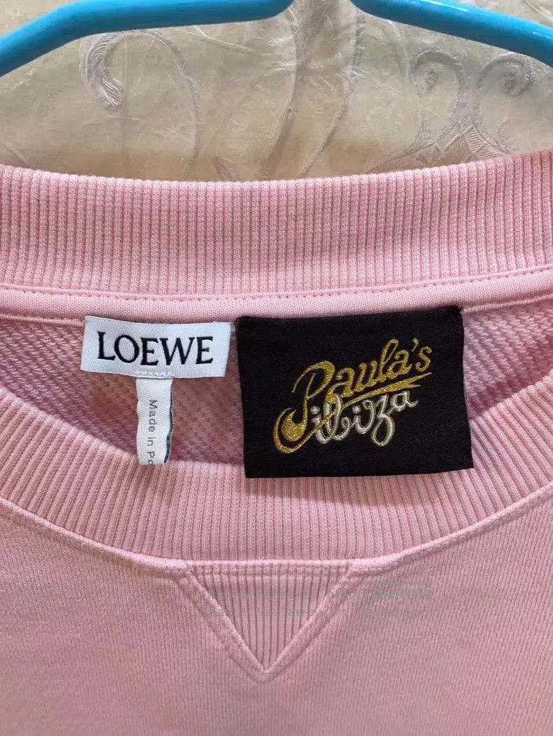 Loewe Loewe Pink, with a 'Paula's' logo on the chest, round neck Size M / US 6-8 / IT 42-44 - 5 Thumbnail