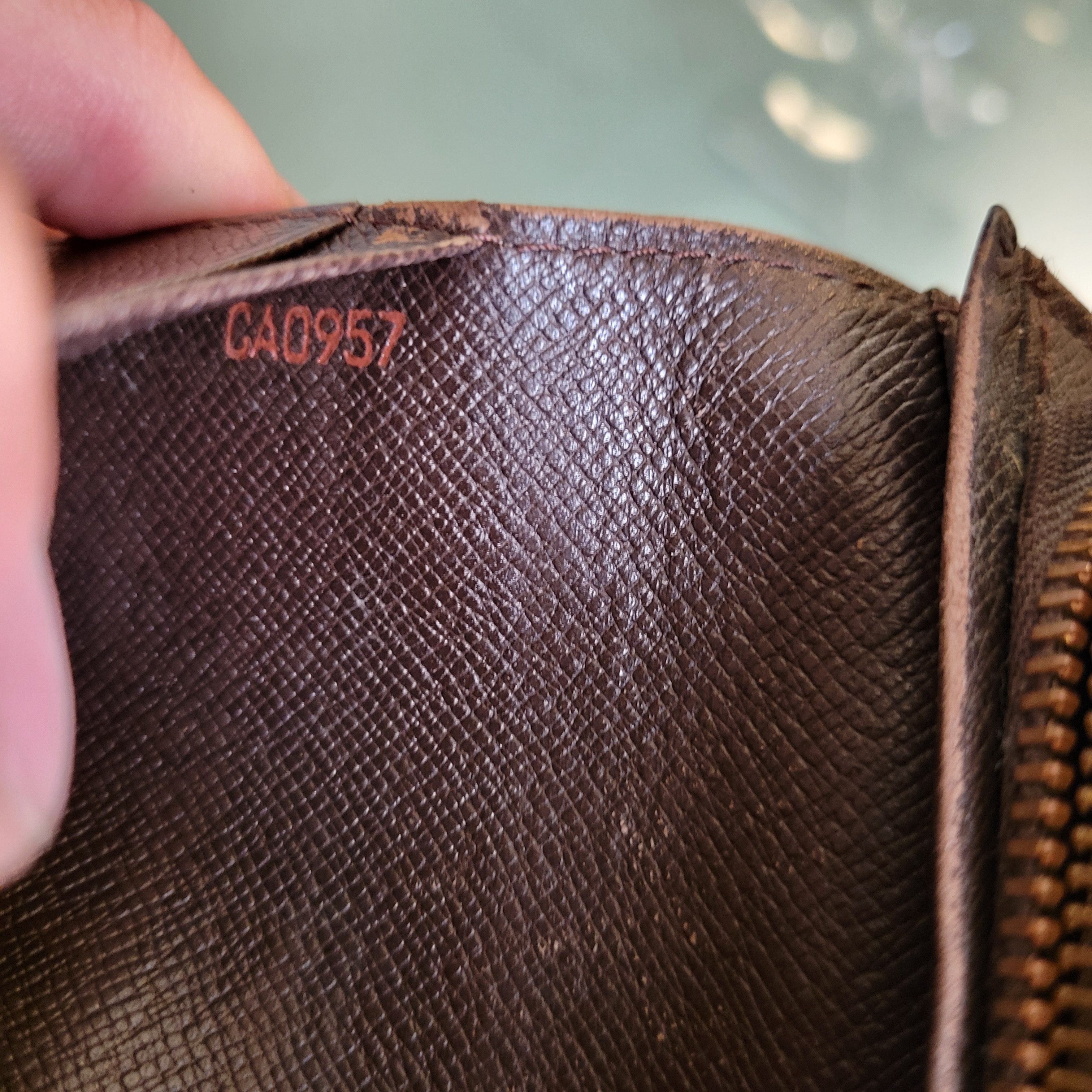 Louis Vuitton LV Damier Ebene Compact Long Wallet Size ONE SIZE - 10 Thumbnail
