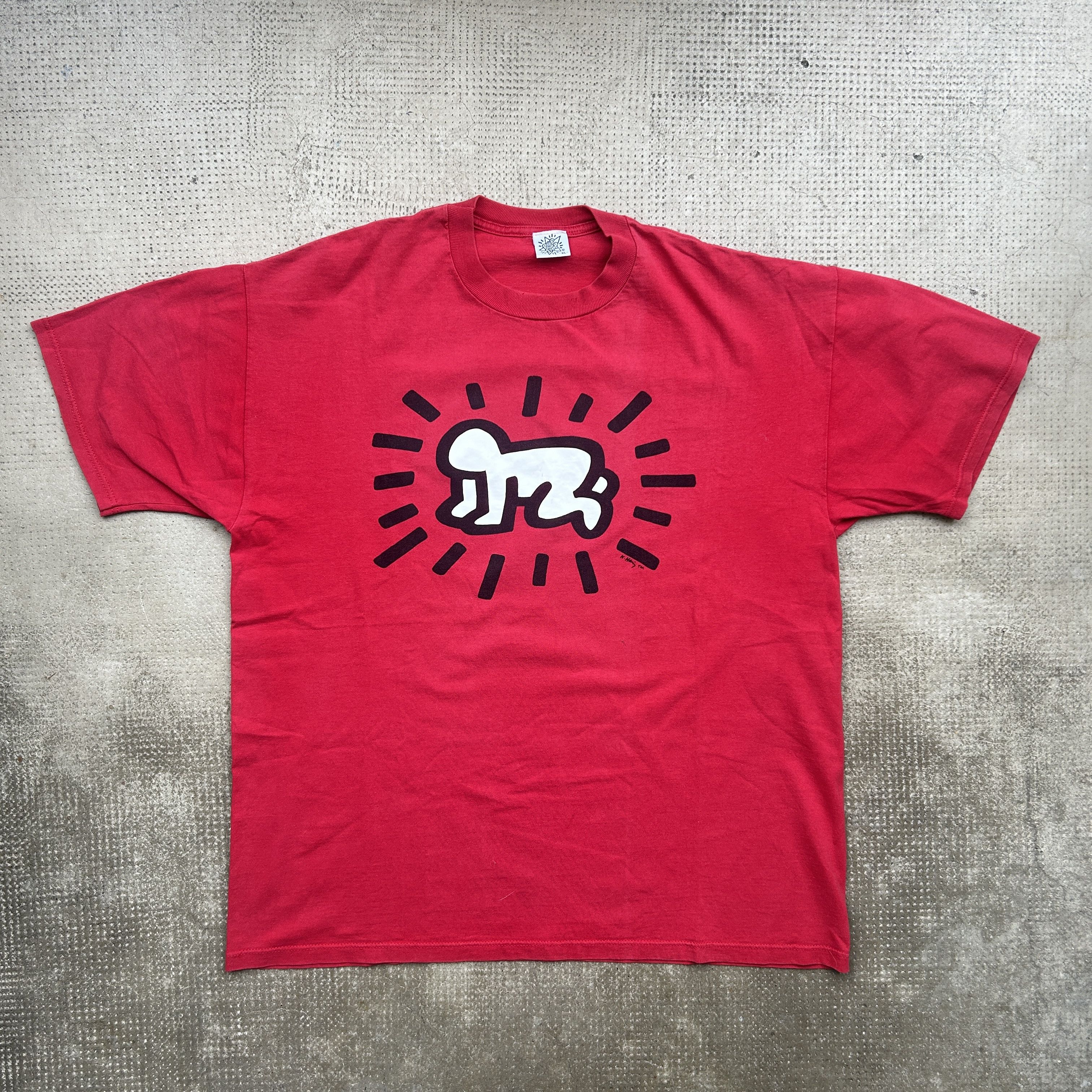 Vintage 90s Keith Haring Pop Shop T-shirt
