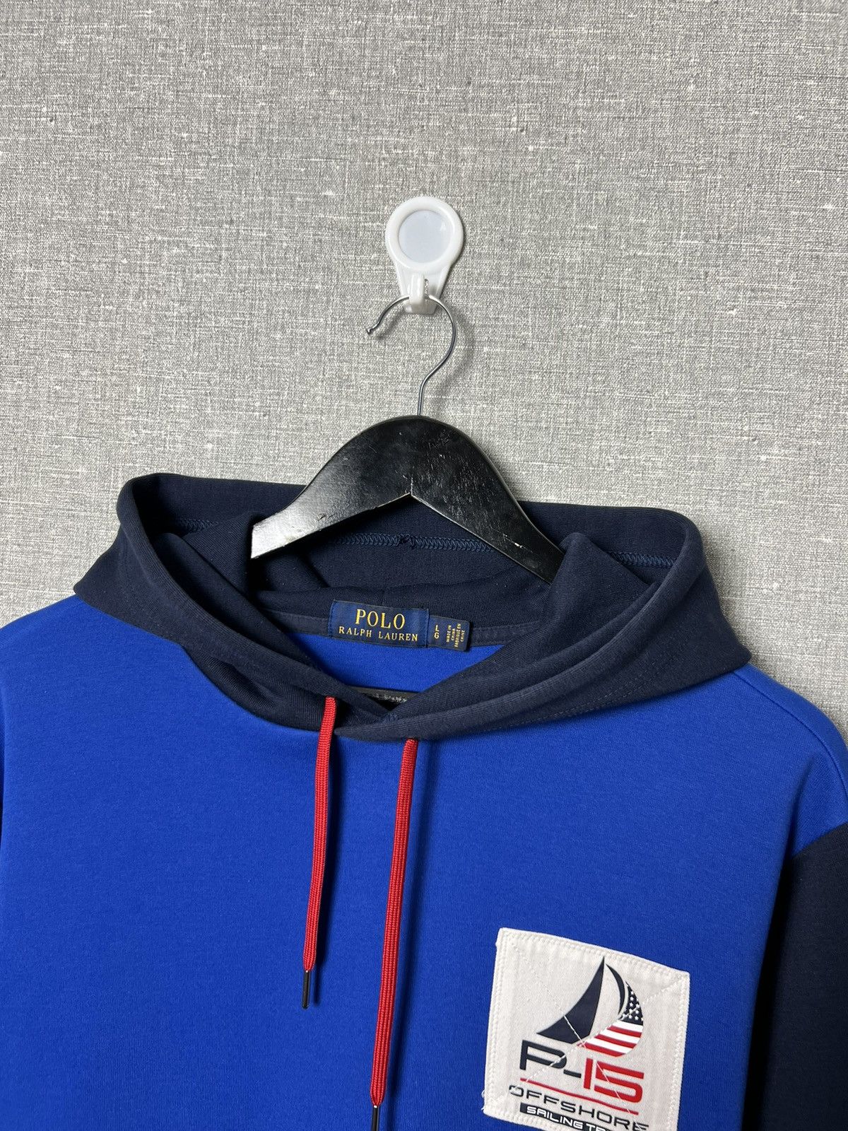 Polo Ralph Lauren Polo Ralph Lauren P-15 Offshore USA Big Logo Hoodie Size US L / EU 52-54 / 3 - 5 Thumbnail