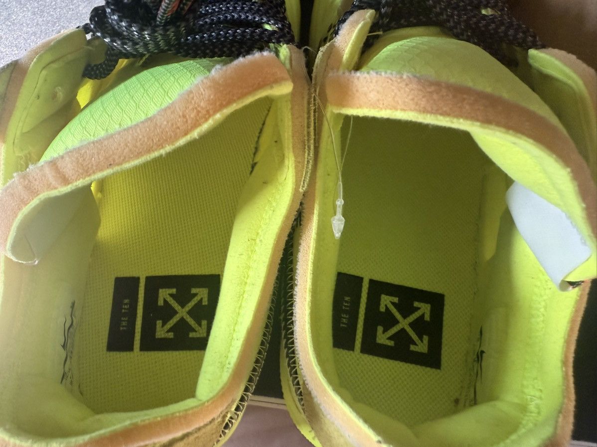 Off-White Nike Air Force 1 Low Off-White Volt Size US 9 / EU 42 - 11 Thumbnail