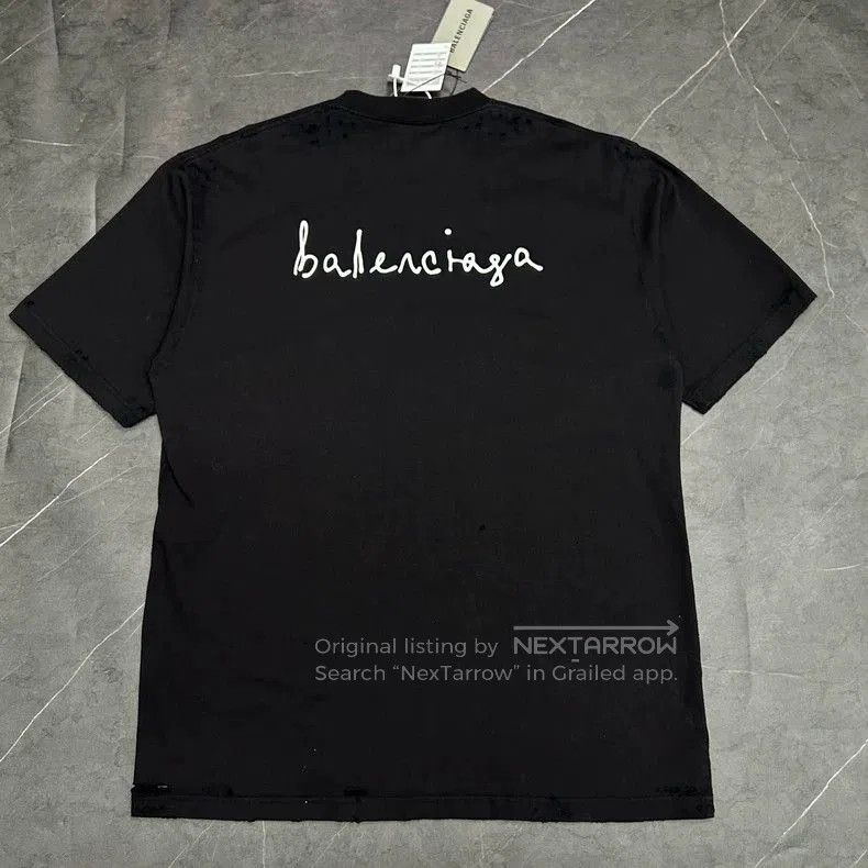 Balenciaga Balenciaga Valentine's Limited Logo Tee. Size US L / EU 52-54 / 3 - 2 Thumbnail