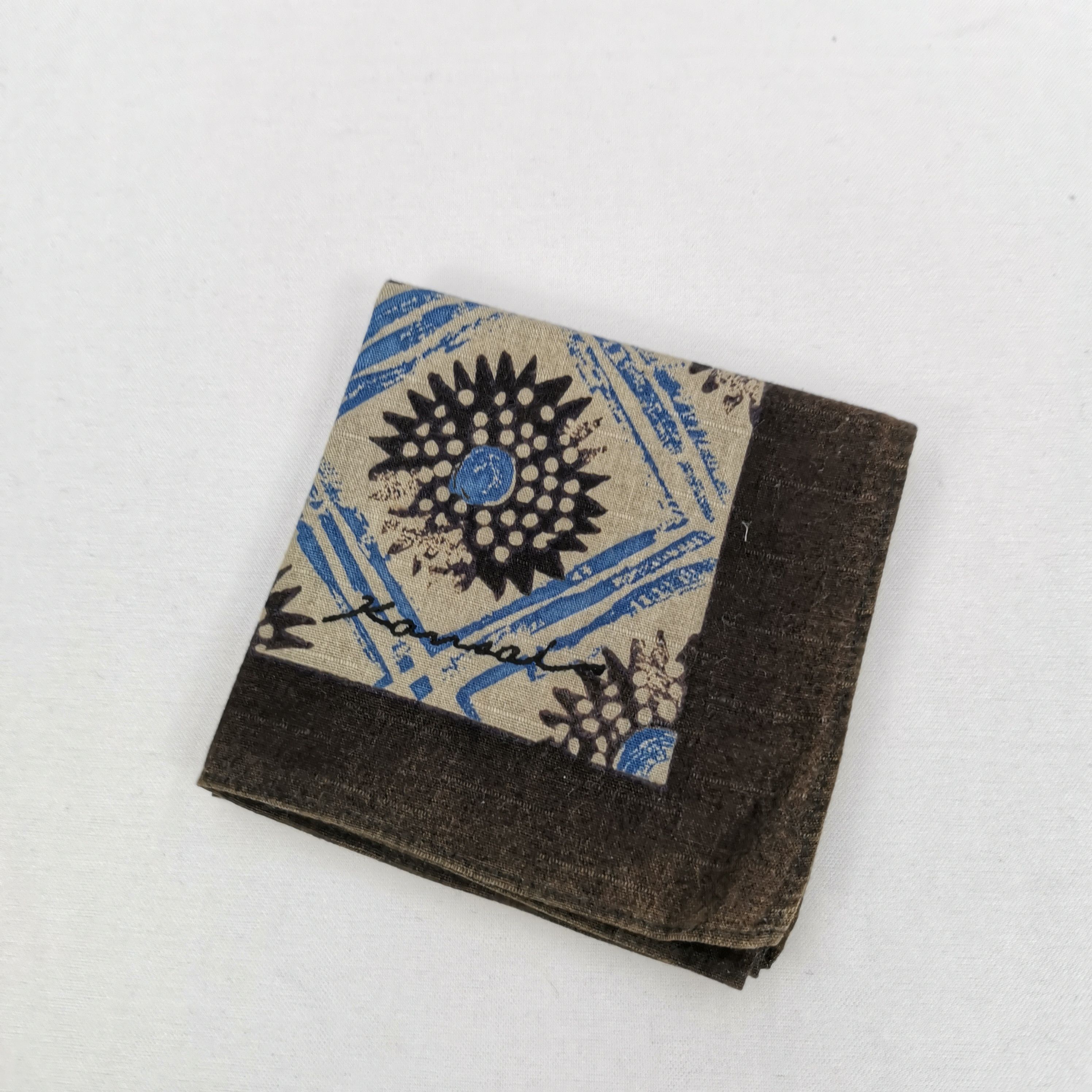 Kansai Yamamoto Vintage Kansai Handkerchief 56789 Size ONE SIZE - 4 Thumbnail