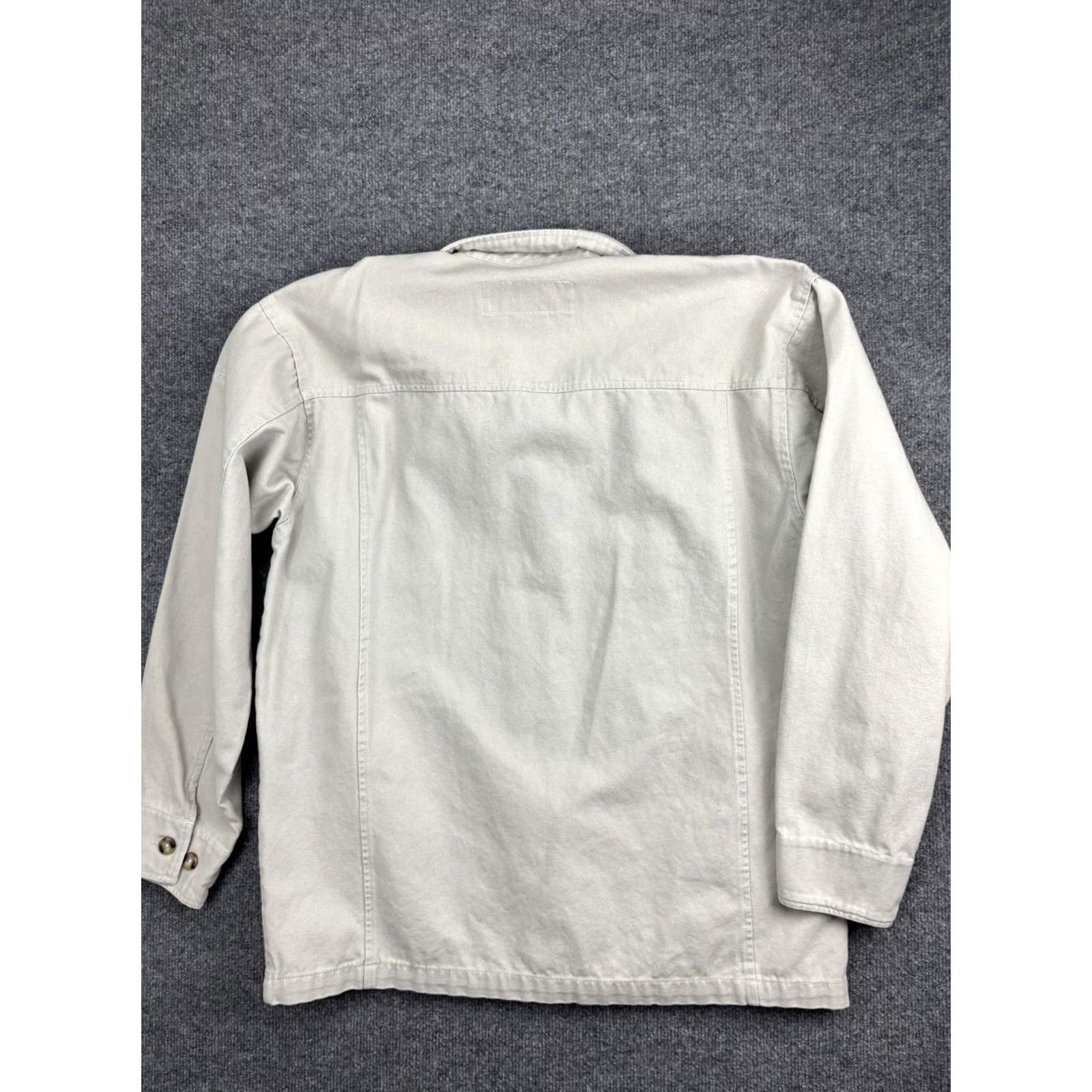 Vintage Columbia Jacket Mens LT Beige Button Front Chore Coat SS ET 3008 Size US L / EU 52-54 / 3 - 7 Thumbnail