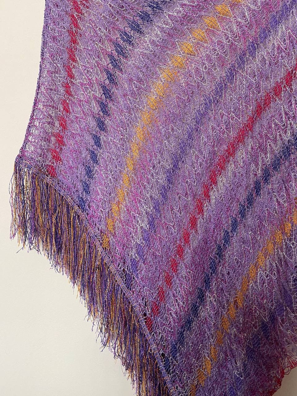 Missoni Vintage Missoni Multicolour Scarf Knitwear Poncho Size ONE SIZE - 5 Thumbnail