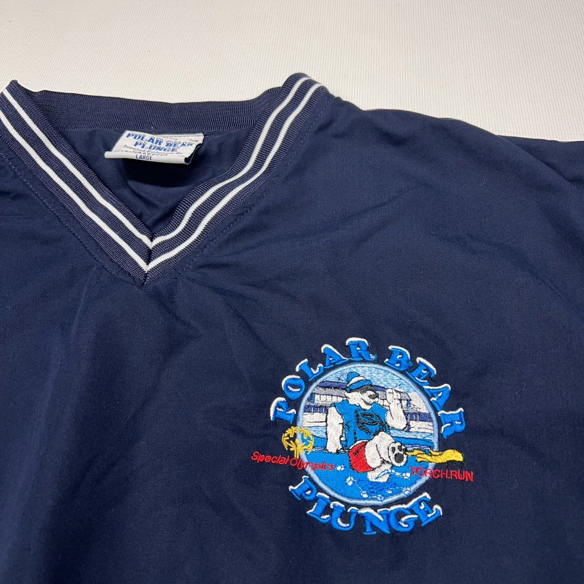 Other VTG Special Olympics Jacket Blue Pullover Polar Bear Plunge Size US L / EU 52-54 / 3 - 3 Thumbnail