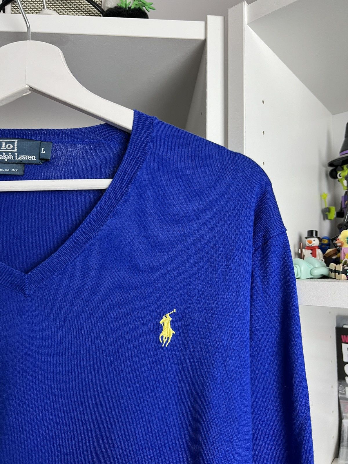 Designer × Polo Ralph Lauren × Ralph Lauren Vintage Polo Ralph Lauren V-neck sweater L old money designer Size US L / EU 52-54 / 3 - 4 Thumbnail