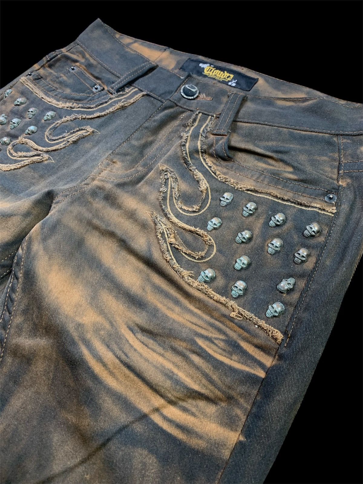 14th Addiction × Japanese Brand × Le Grande Bleu (L.G.B.) CLOUD SKULL SKULL SKULL PUNK Lgb Size US 30 / EU 46 - 5 Thumbnail