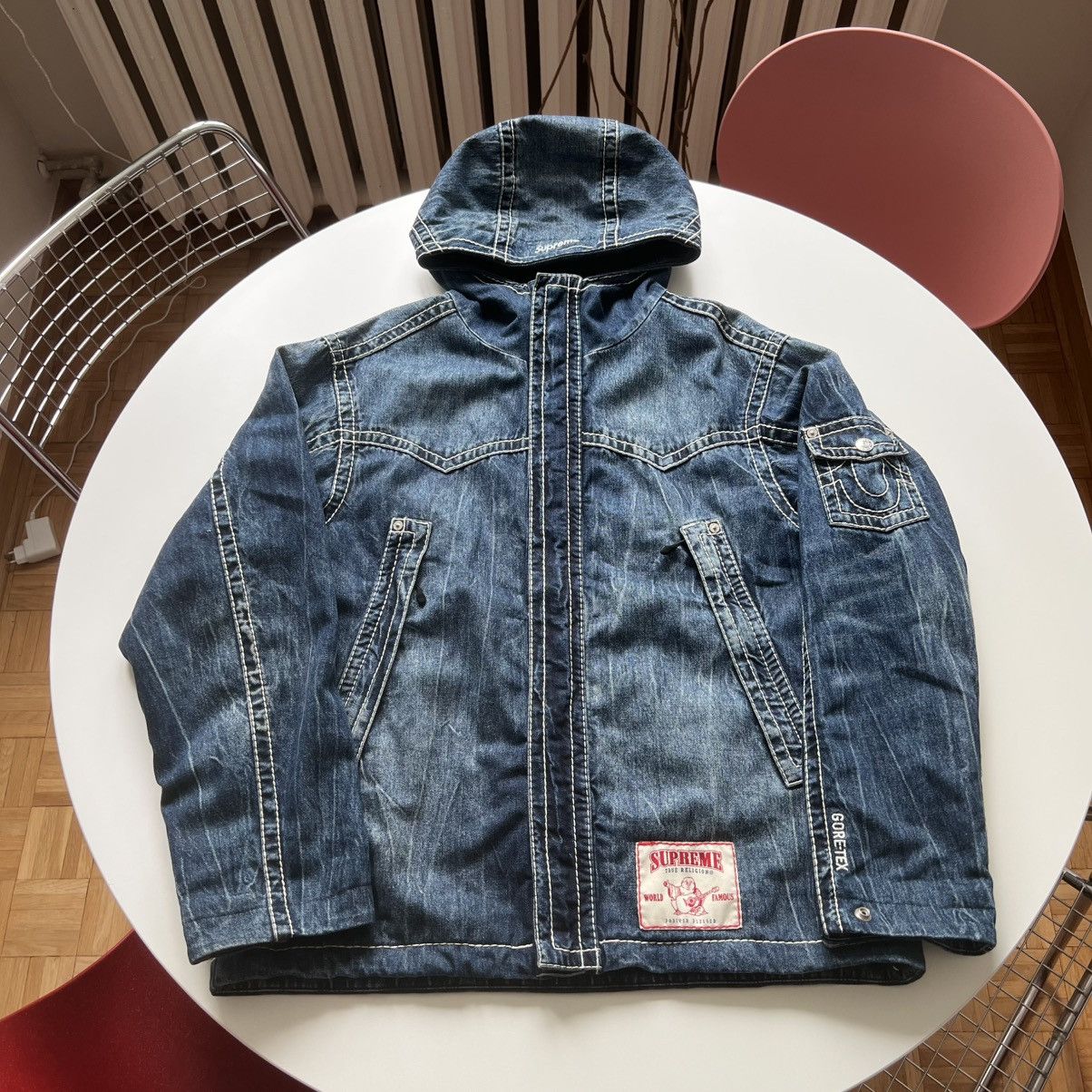 Supreme True Religion Denim Jscket | Grailed