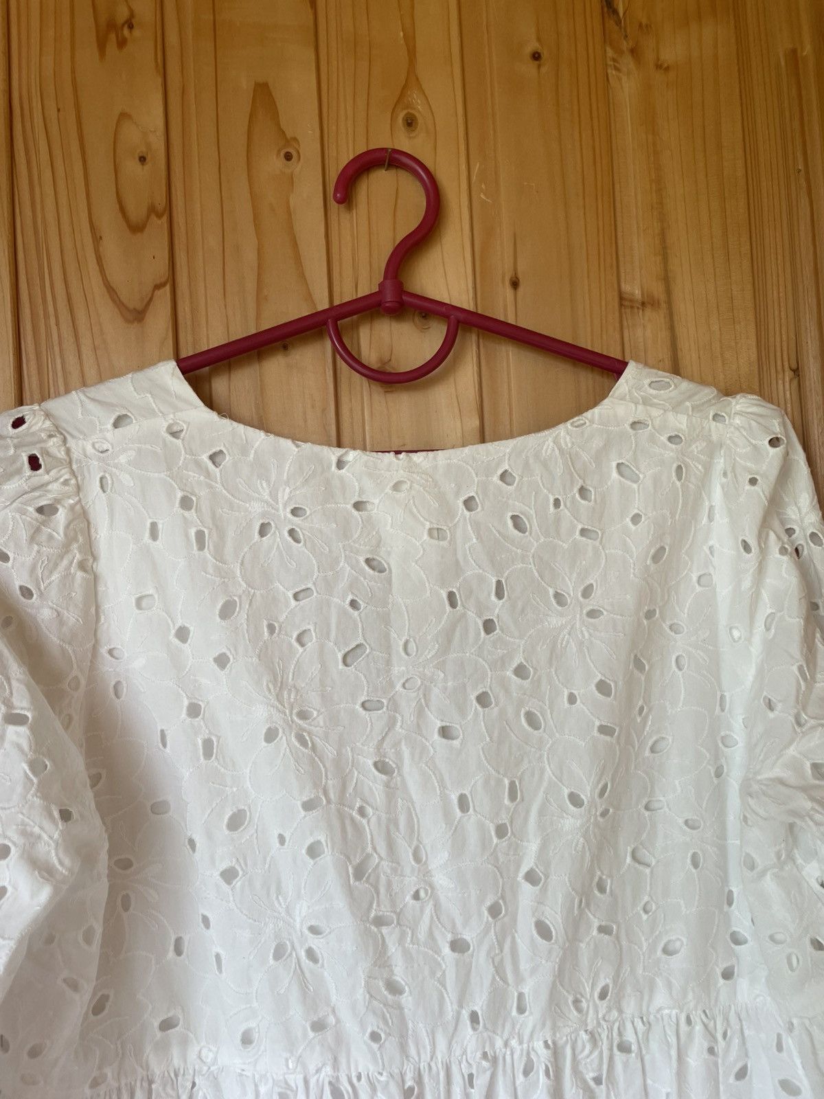 Sezane Sezane Broderie Anglaise Luxury White dres size 38 Size XS / US 0-2 / IT 36-38 - 9 Thumbnail