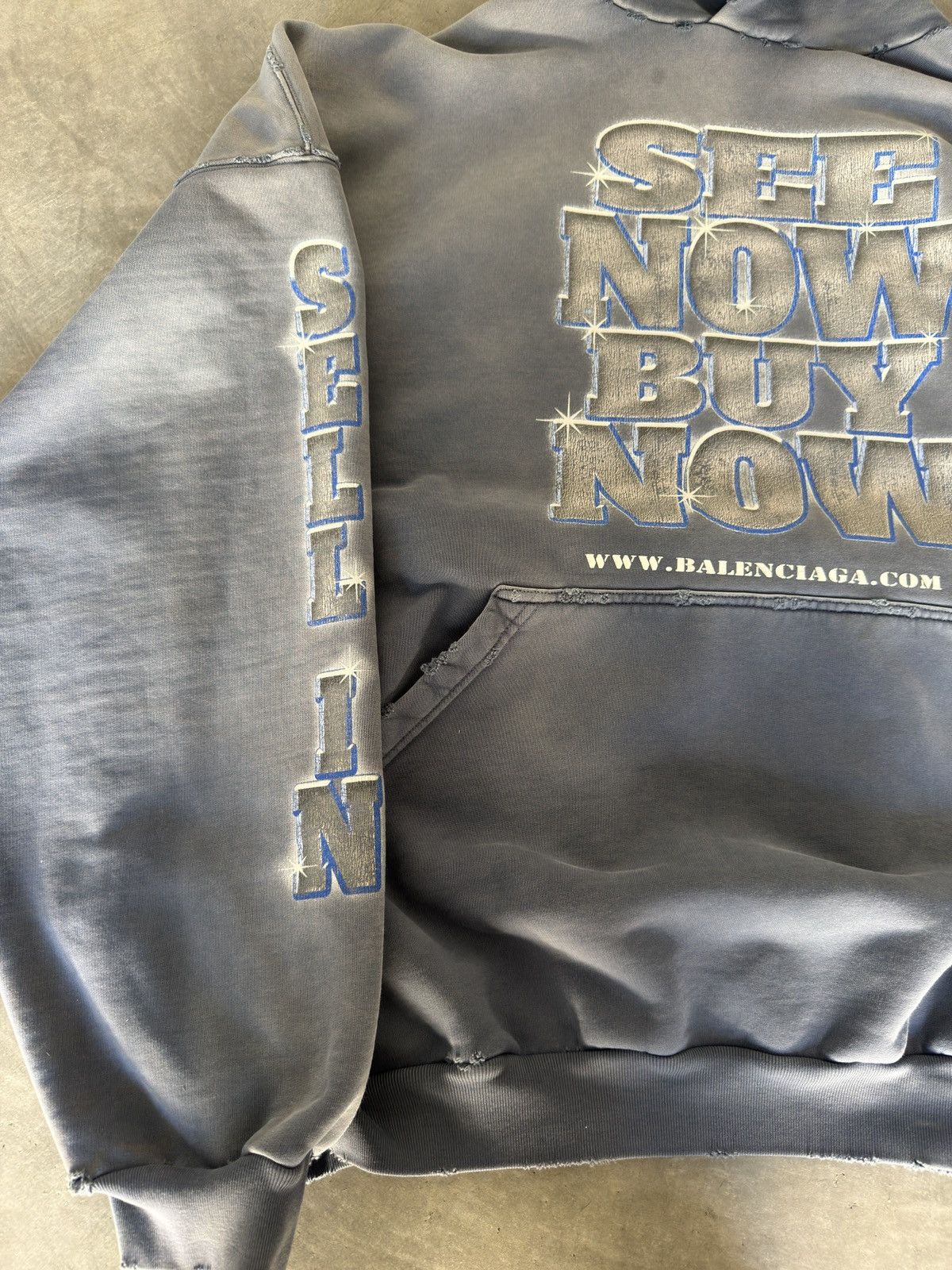 Balenciaga SOLD**Balenciaga “see now buy now” hoodie Size US XXL / EU 58 / 5 - 3 Thumbnail