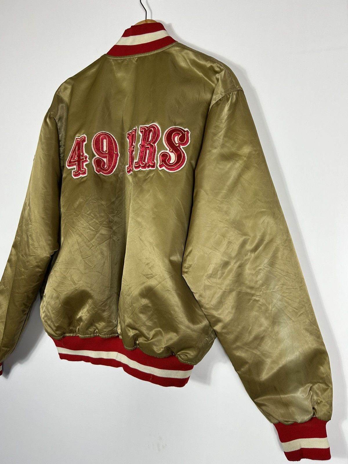 Starter ⚡️Vintage NFL 49ERS Starter 80s U.S.A Nylon Jacket Size US XL / EU 56 / 4 - 16 Thumbnail